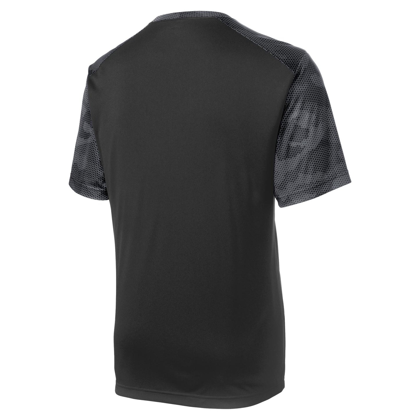 Black/Deep Red T-Shirt - Sport-Tek - Moisture-Wicking