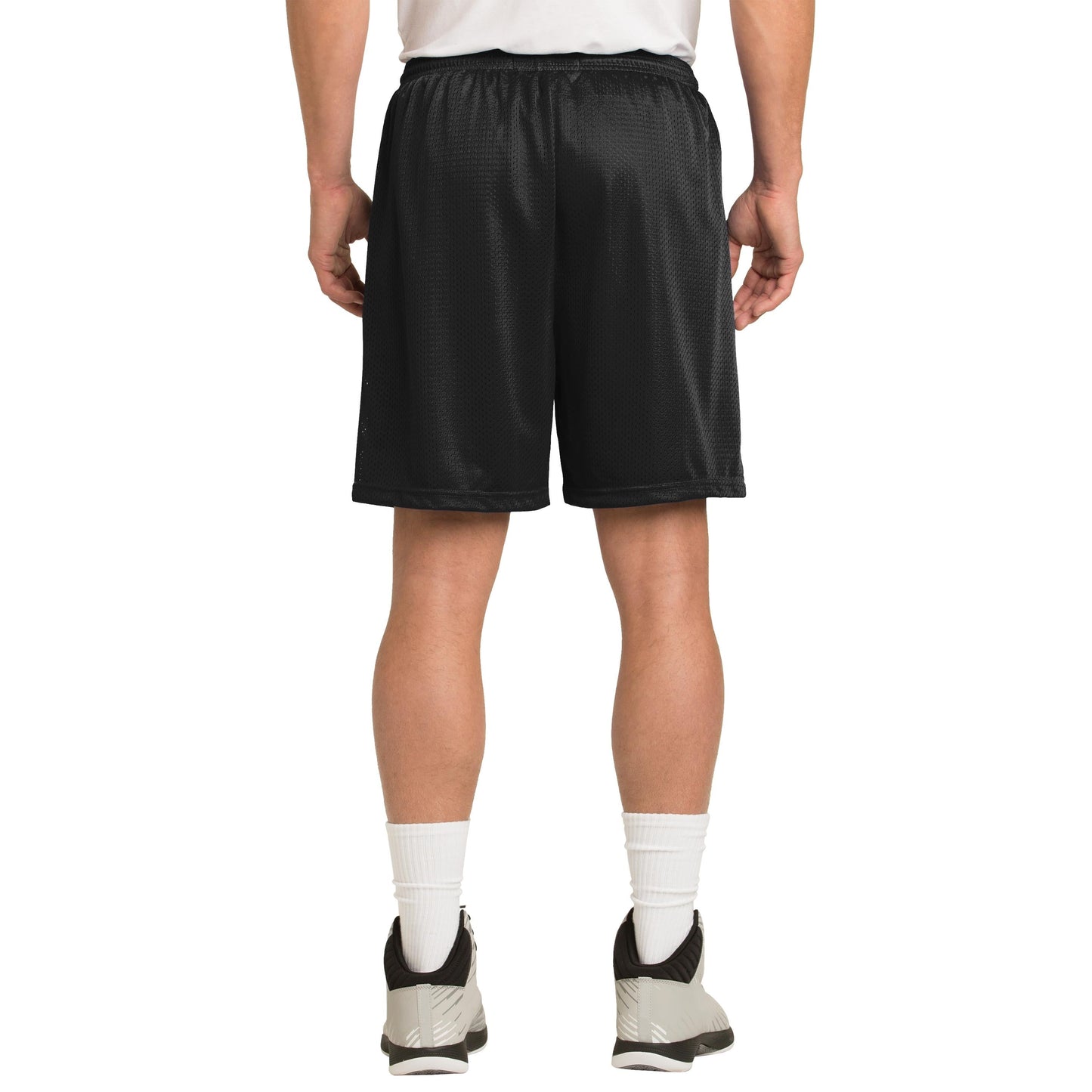 Black Mesh Shorts - Sport-Tek - Athletic Design - Durable Quality
