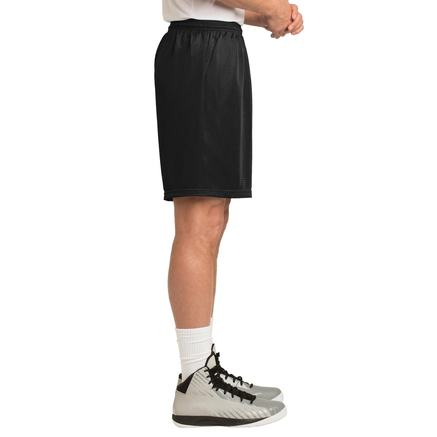 Black Mesh Shorts - Sport-Tek - Athletic Design - Durable Quality