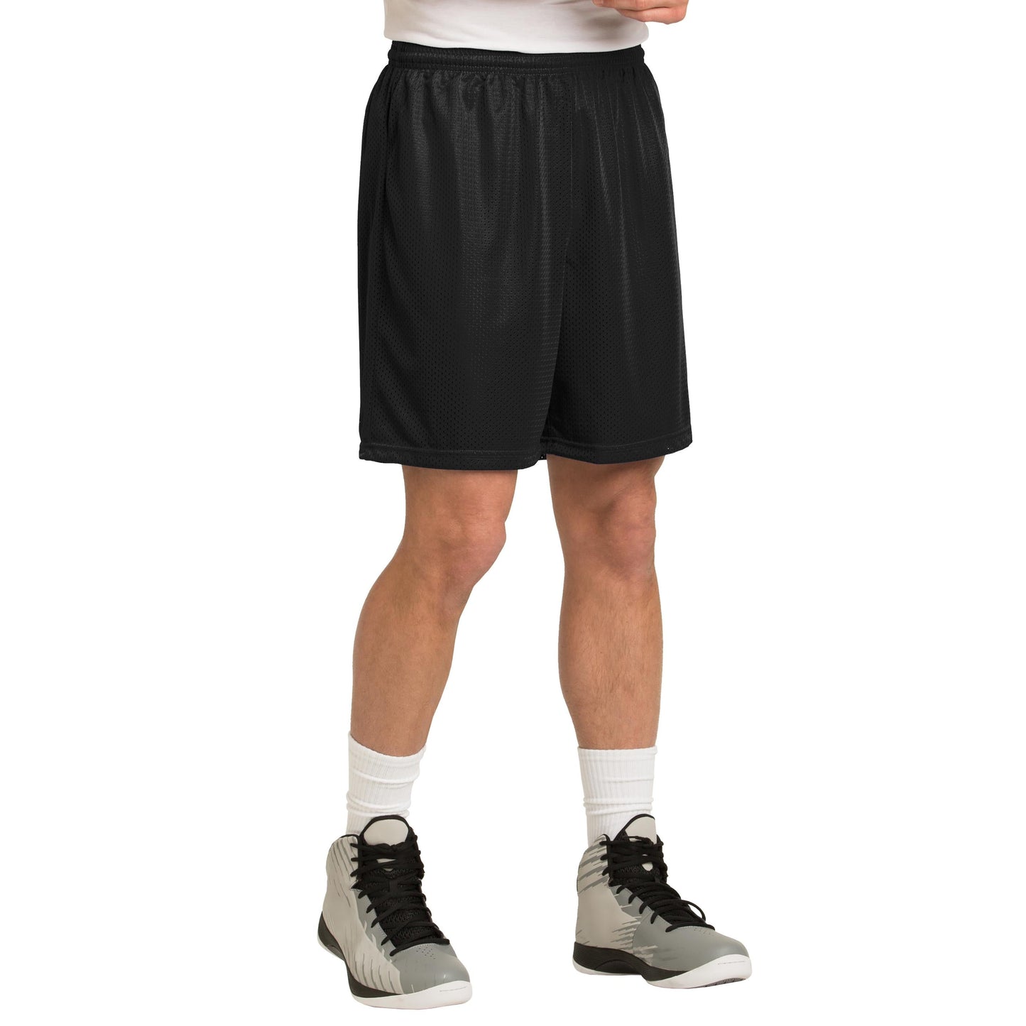 Black Mesh Shorts - Sport-Tek - Athletic Design - Durable Quality