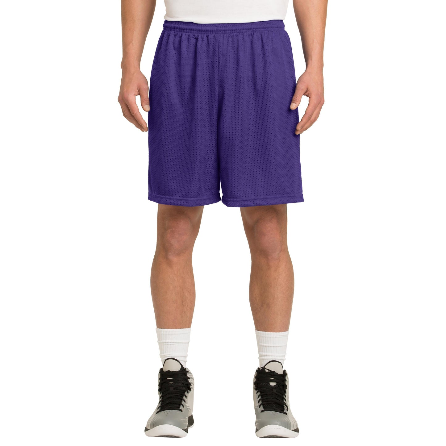 Black Mesh Shorts - Sport-Tek - Athletic Design - Durable Quality