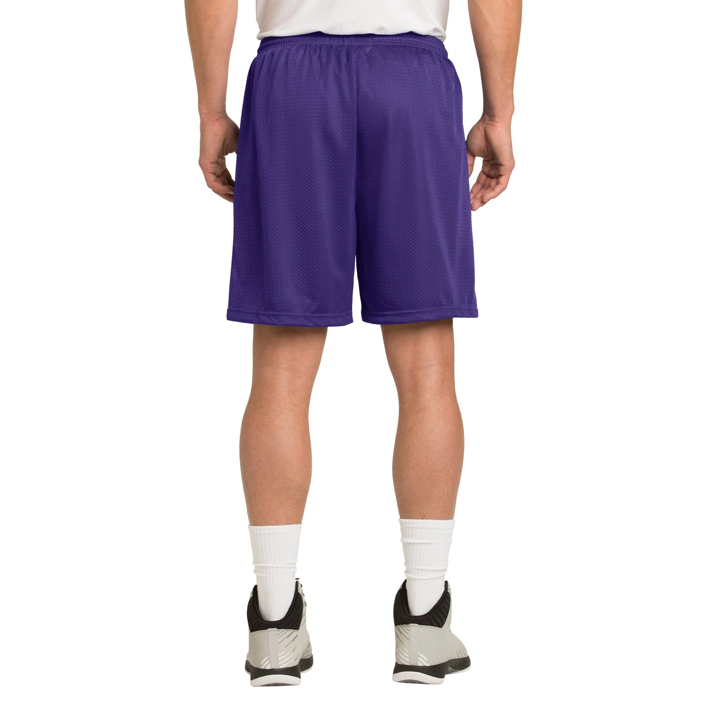 Black Mesh Shorts - Sport-Tek - Athletic Design - Durable Quality