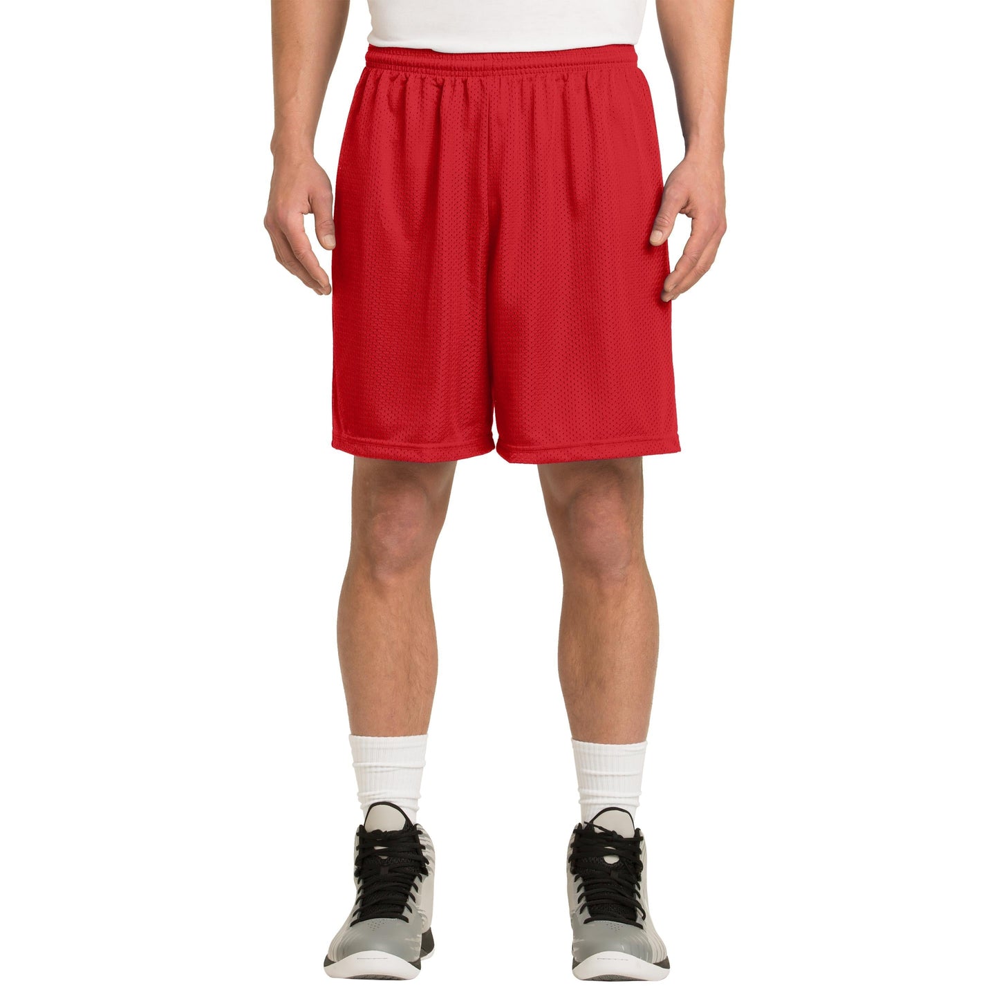 Black Mesh Shorts - Sport-Tek - Athletic Design - Durable Quality