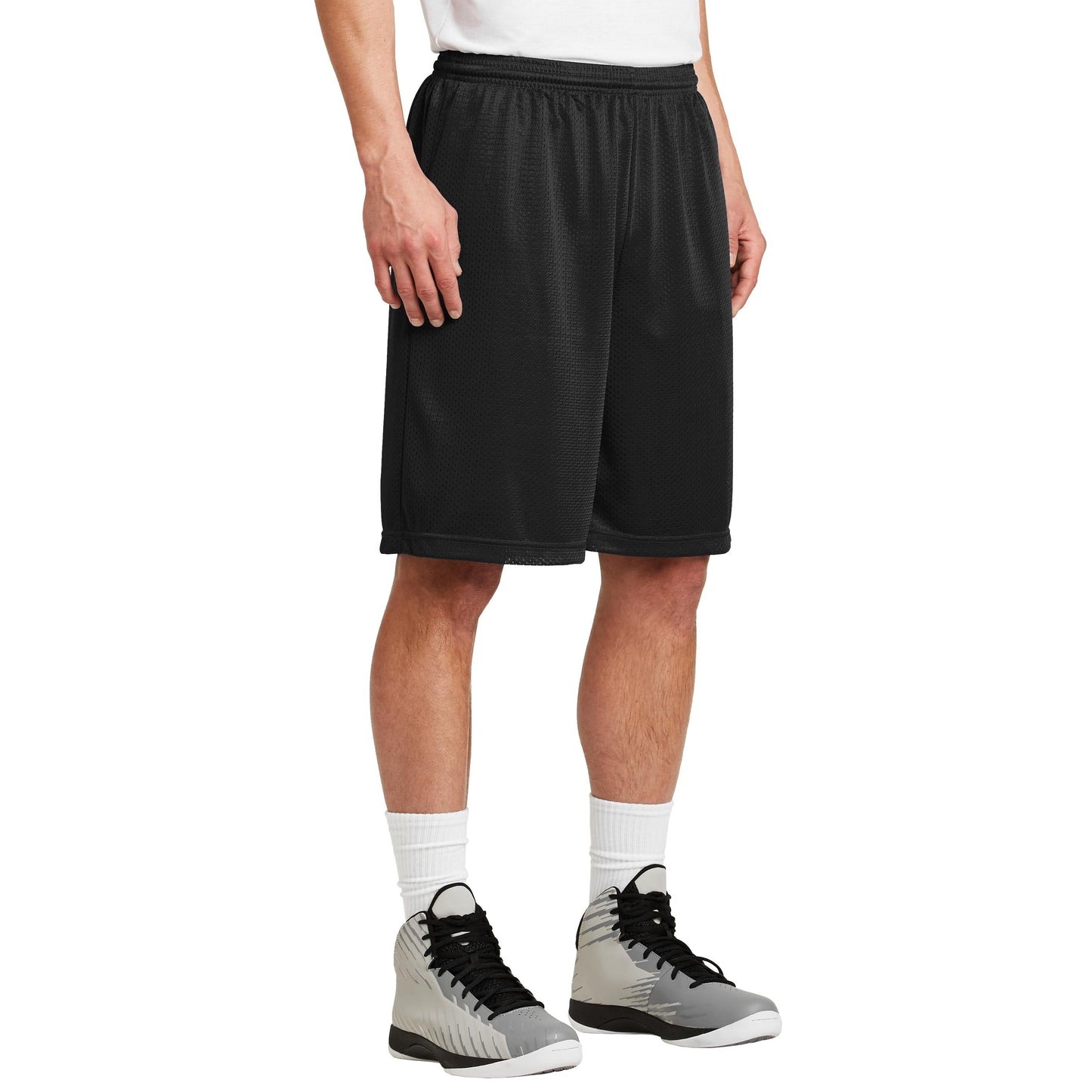 Black Shorts - Sport-Tek - Durable Polyester Fabric