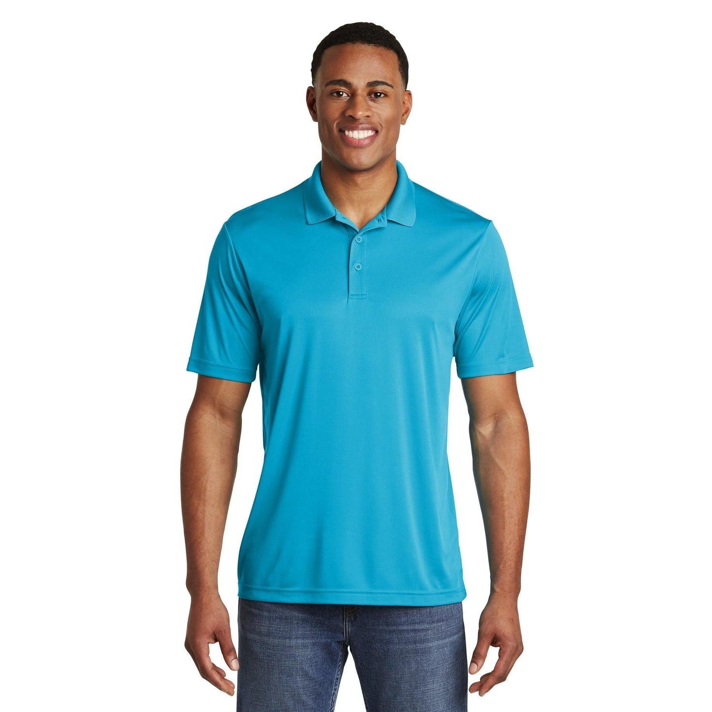 Atomic Blue Polo - Sport-Tek - Performance Fabric