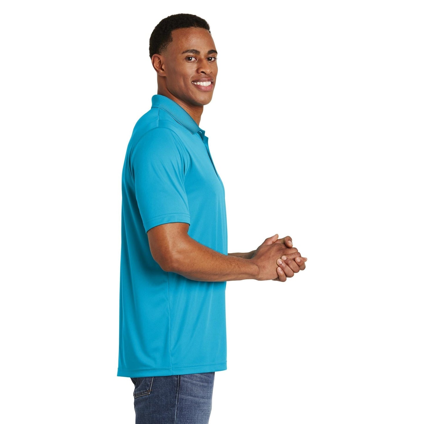 Atomic Blue Polo - Sport-Tek - Performance Fabric