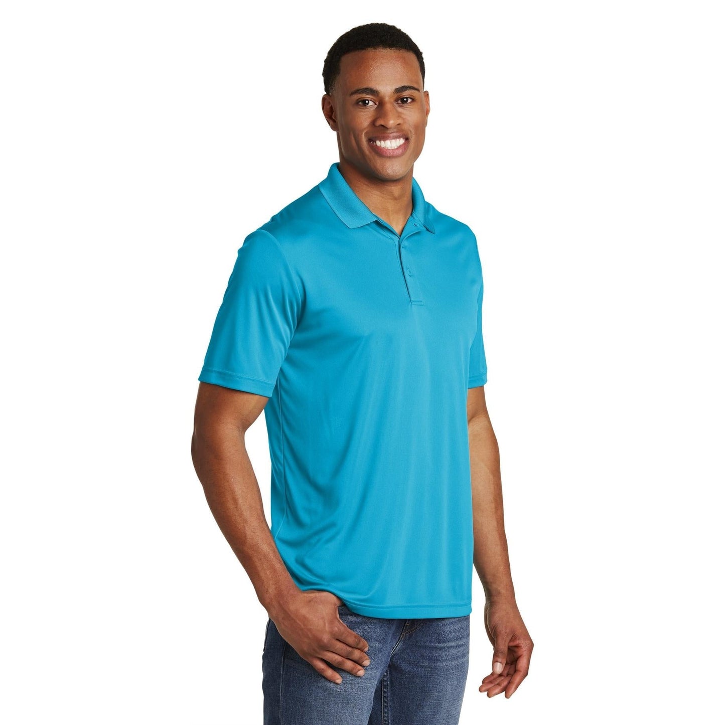 Atomic Blue Polo - Sport-Tek - Performance Fabric