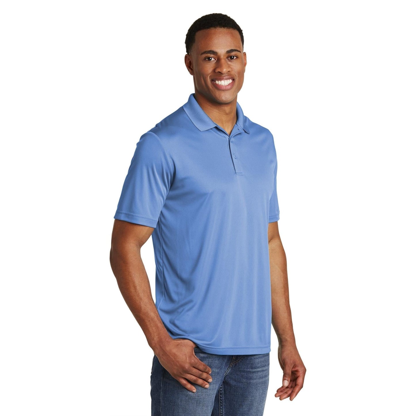Atomic Blue Polo - Sport-Tek - Performance Fabric
