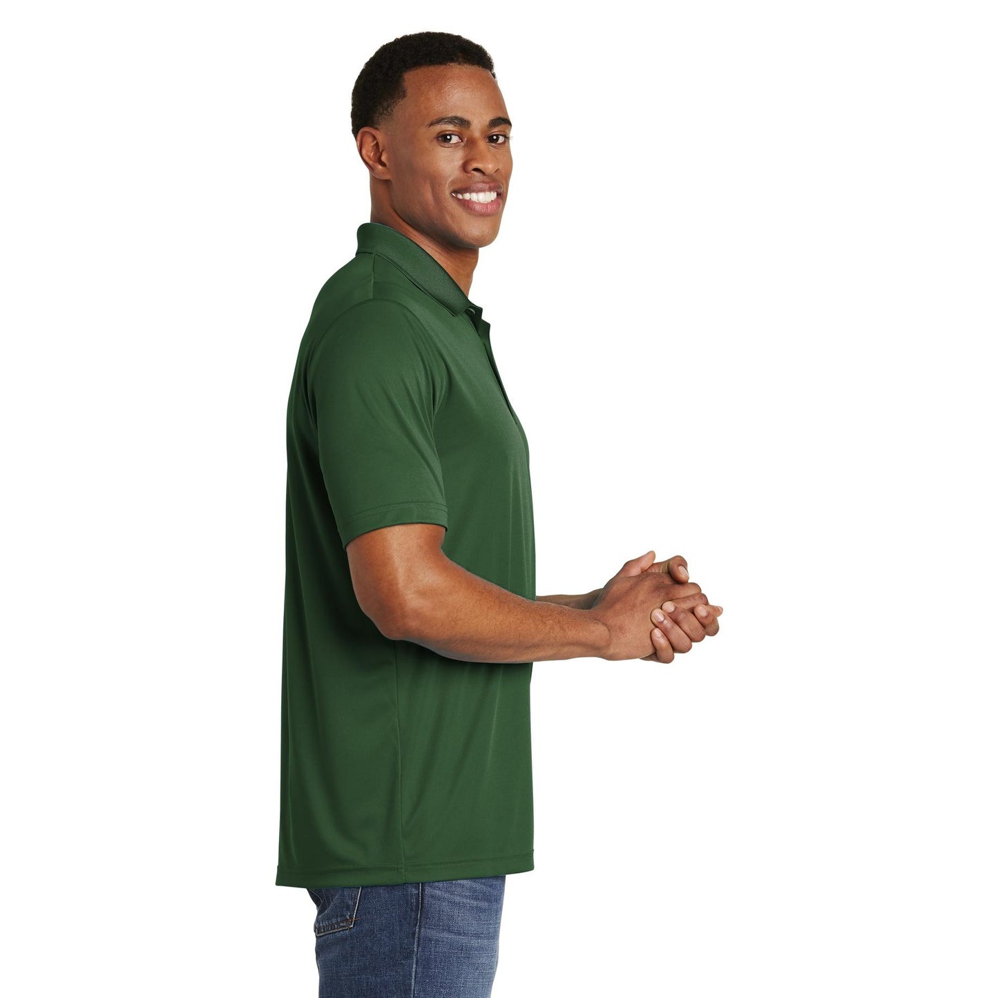 Atomic Blue Polo - Sport-Tek - Performance Fabric