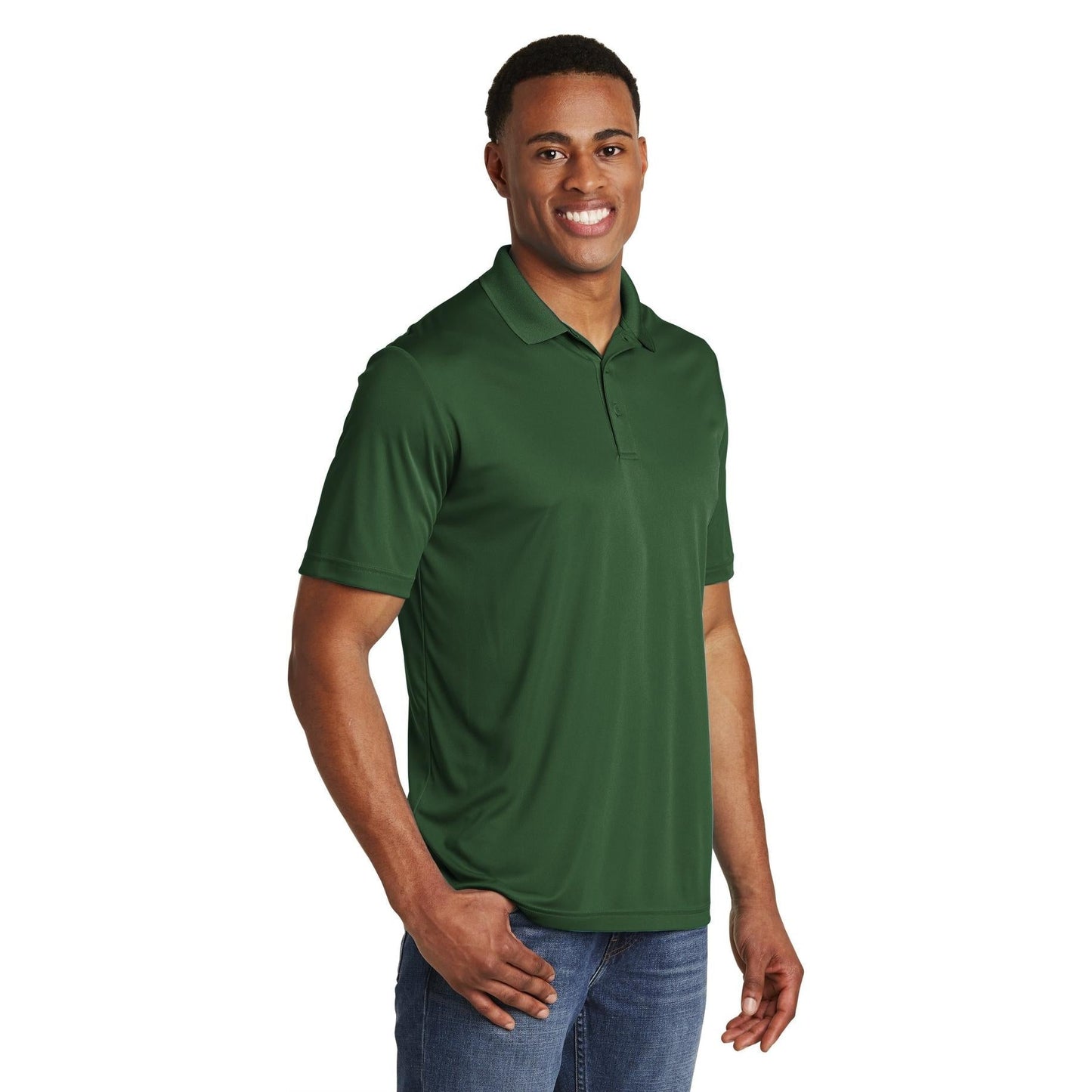 Atomic Blue Polo - Sport-Tek - Performance Fabric