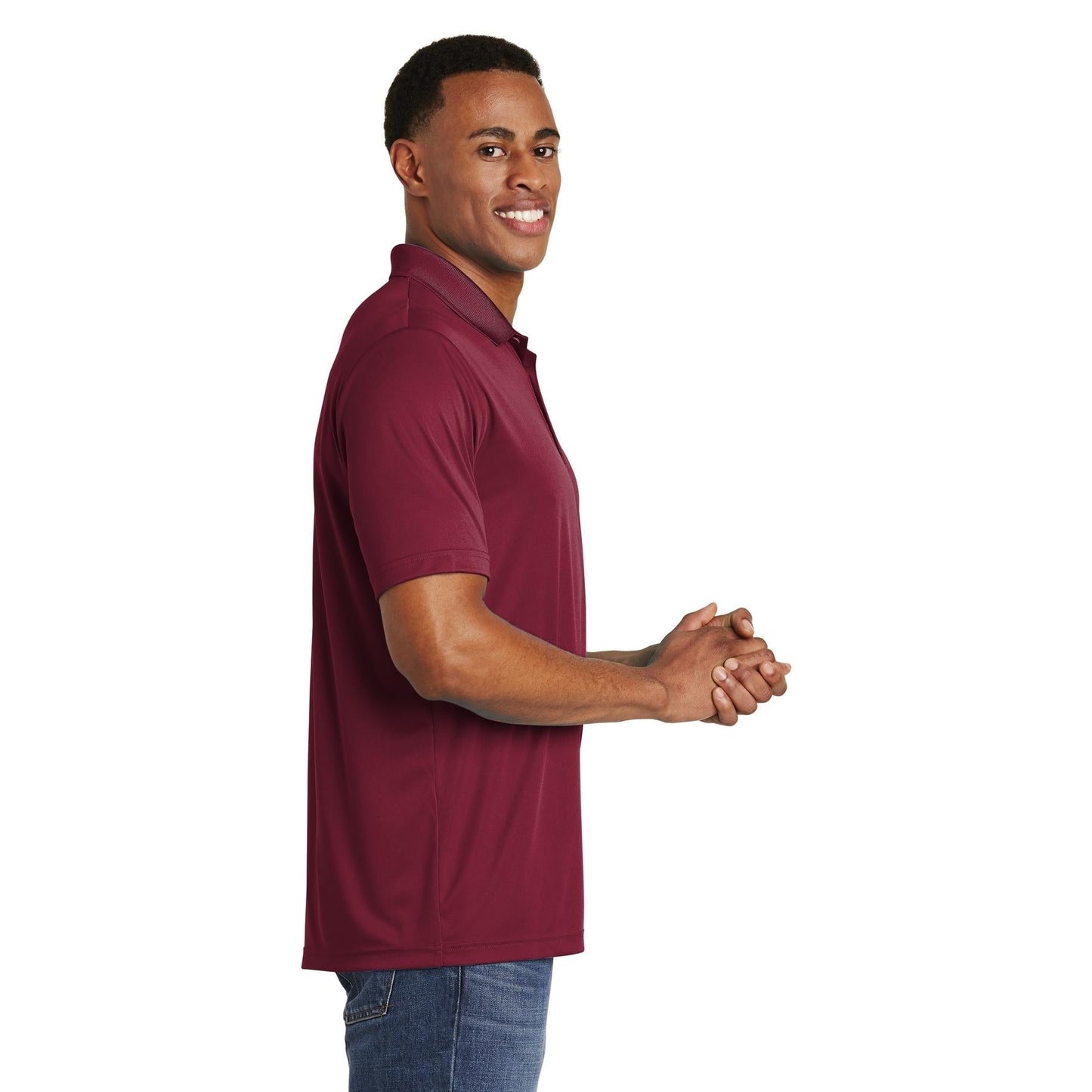 Atomic Blue Polo - Sport-Tek - Performance Fabric