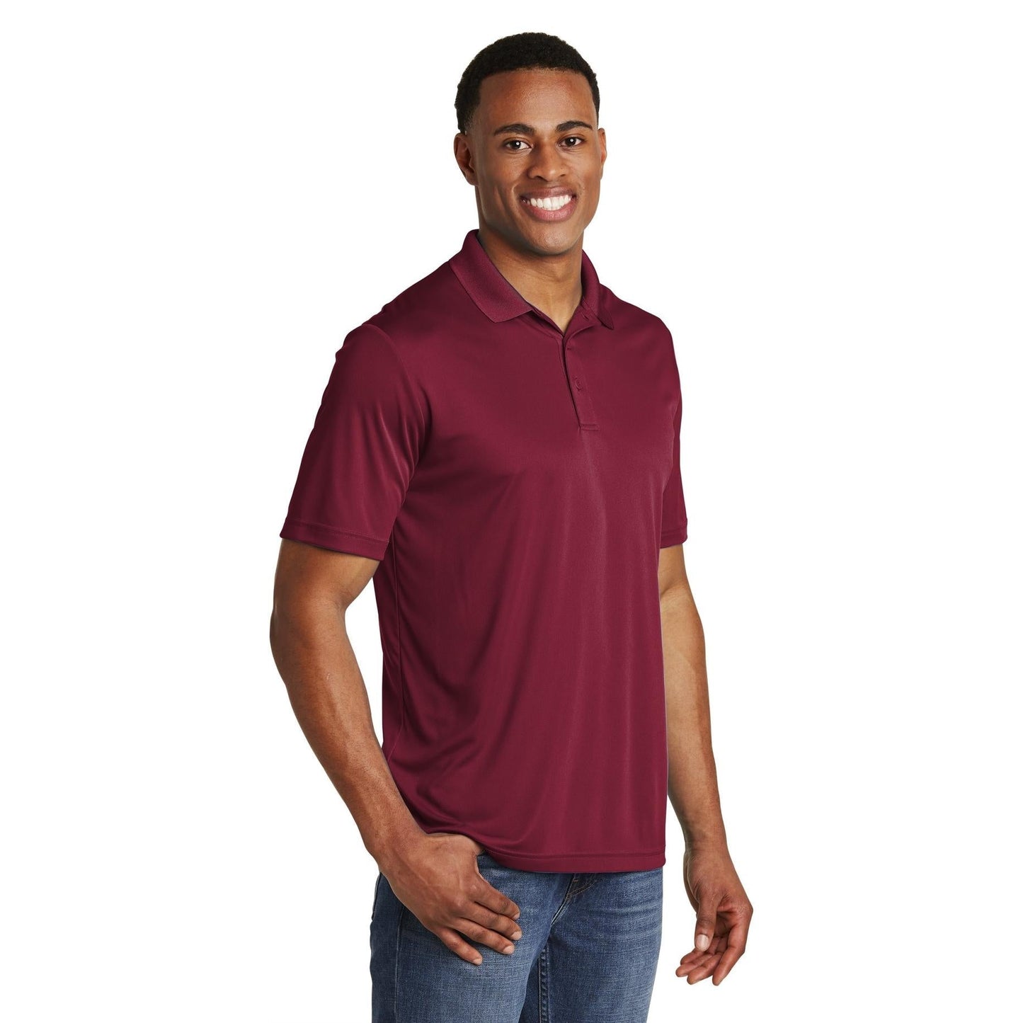 Atomic Blue Polo - Sport-Tek - Performance Fabric