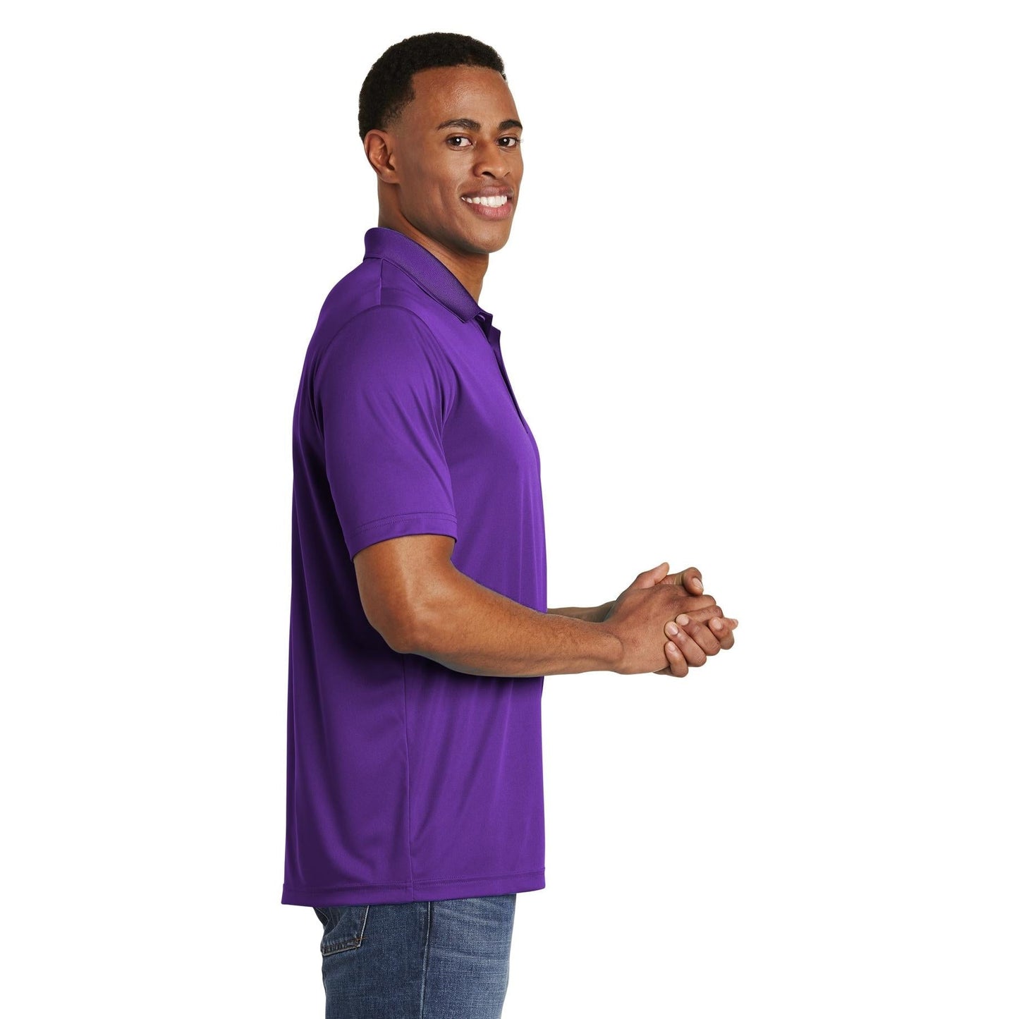Atomic Blue Polo - Sport-Tek - Performance Fabric