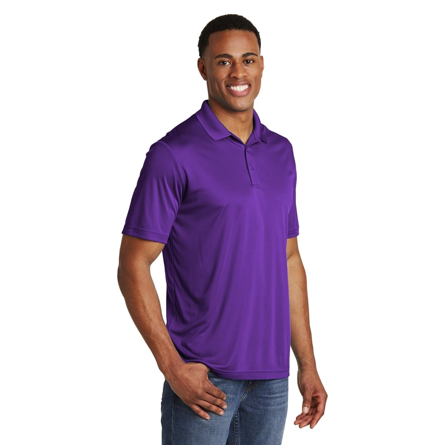 Atomic Blue Polo - Sport-Tek - Performance Fabric