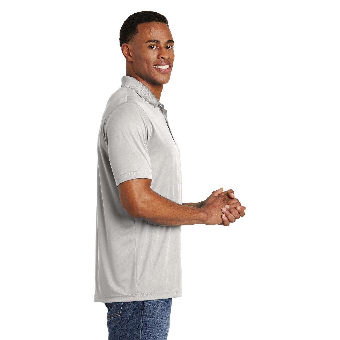 Atomic Blue Polo - Sport-Tek - Performance Fabric