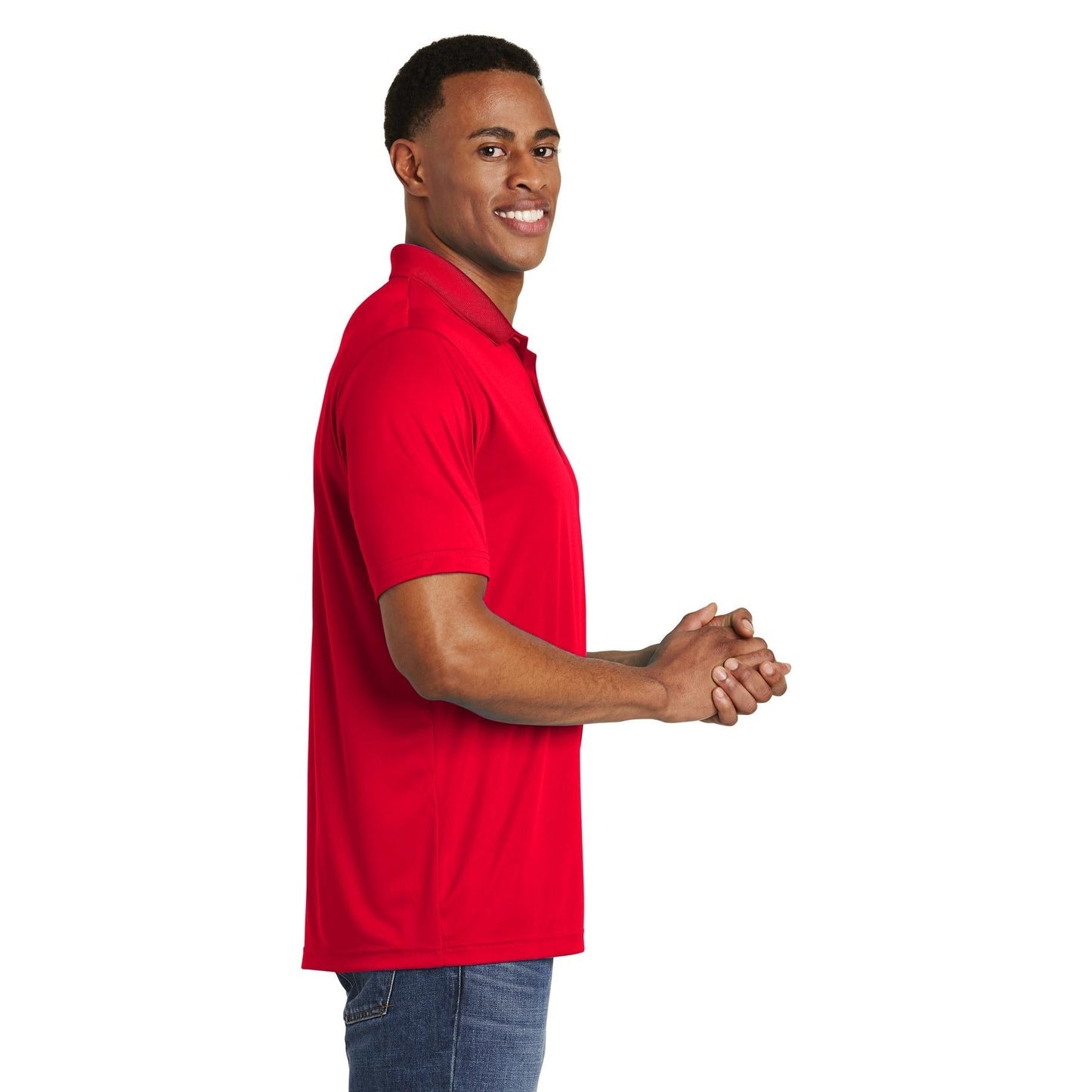 Atomic Blue Polo - Sport-Tek - Performance Fabric