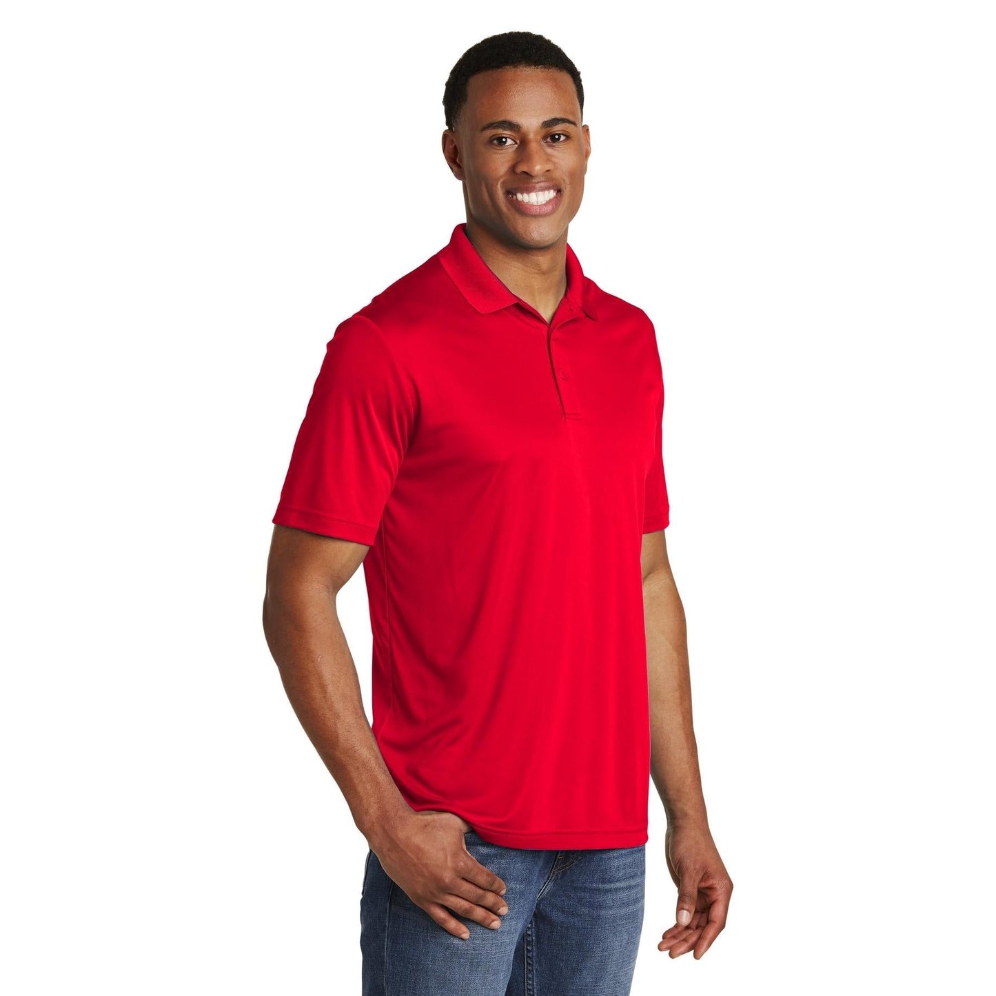 Atomic Blue Polo - Sport-Tek - Performance Fabric