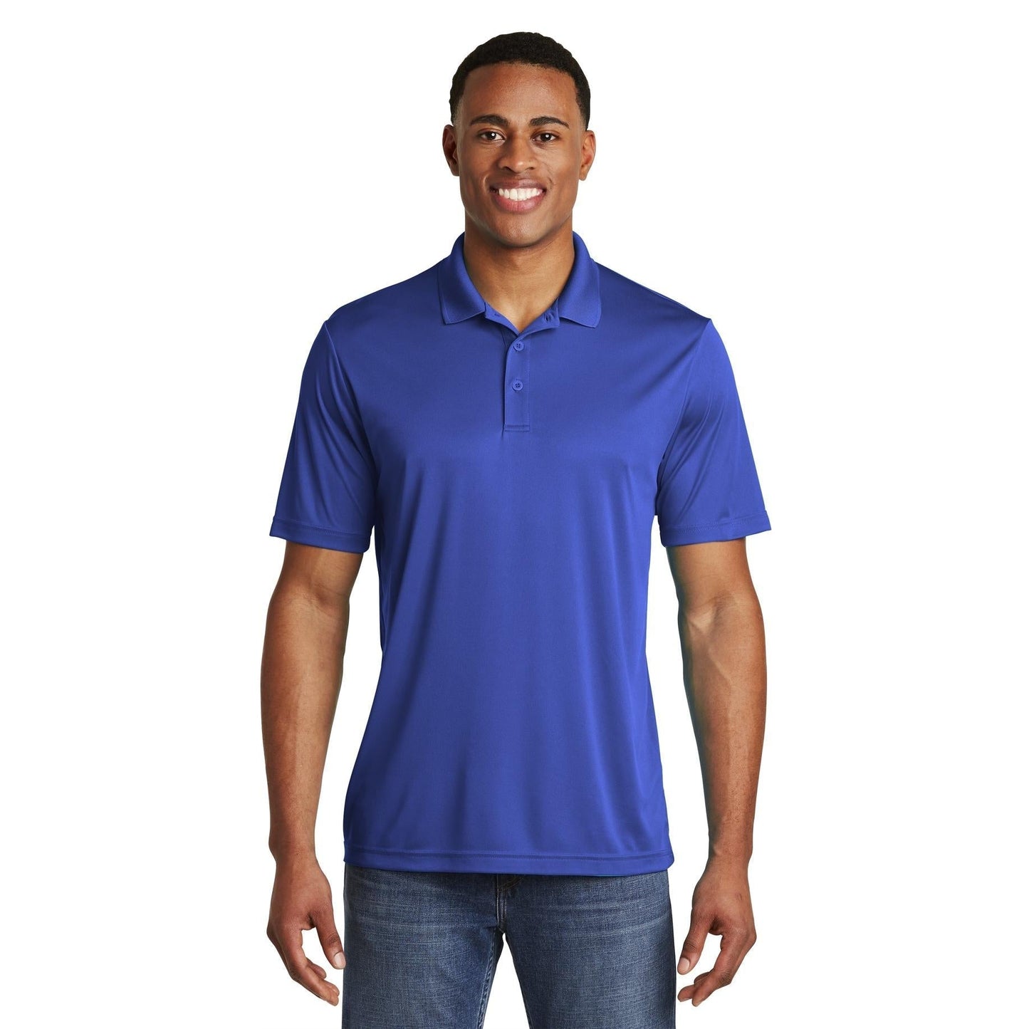 Atomic Blue Polo - Sport-Tek - Performance Fabric