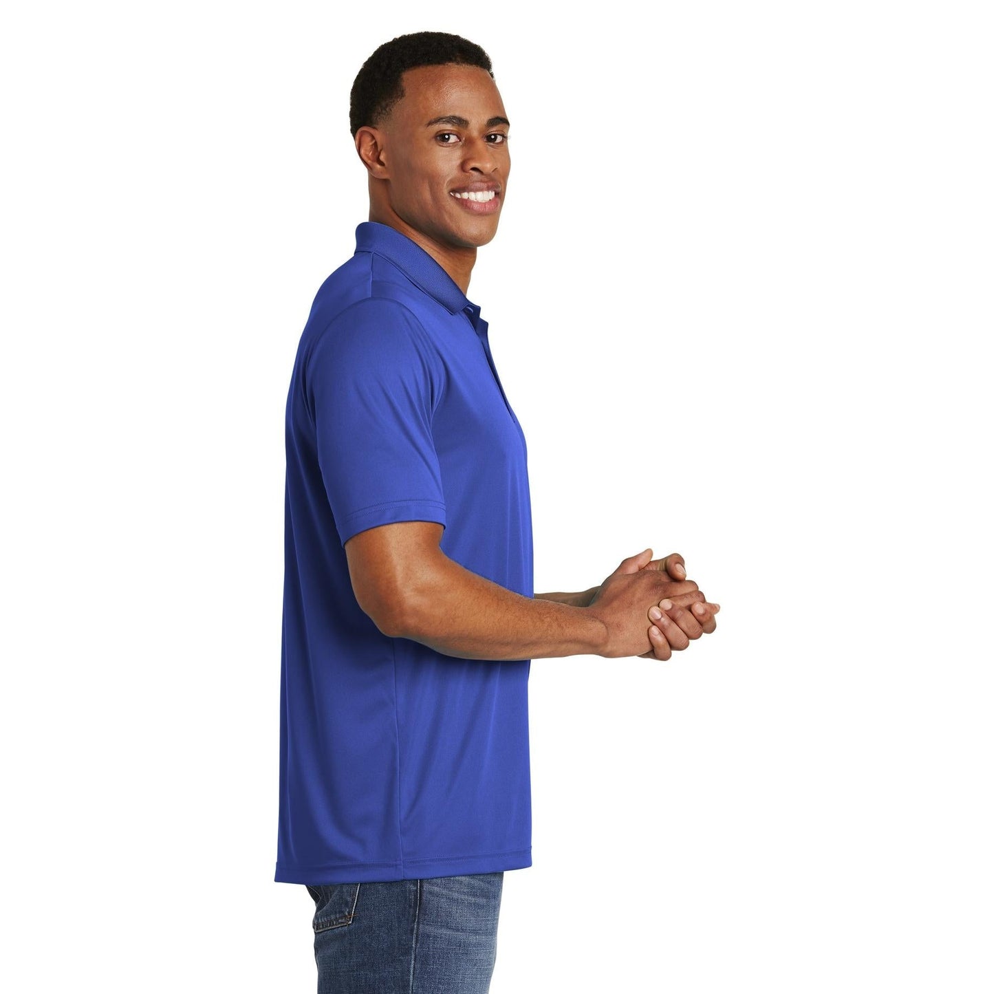 Atomic Blue Polo - Sport-Tek - Performance Fabric