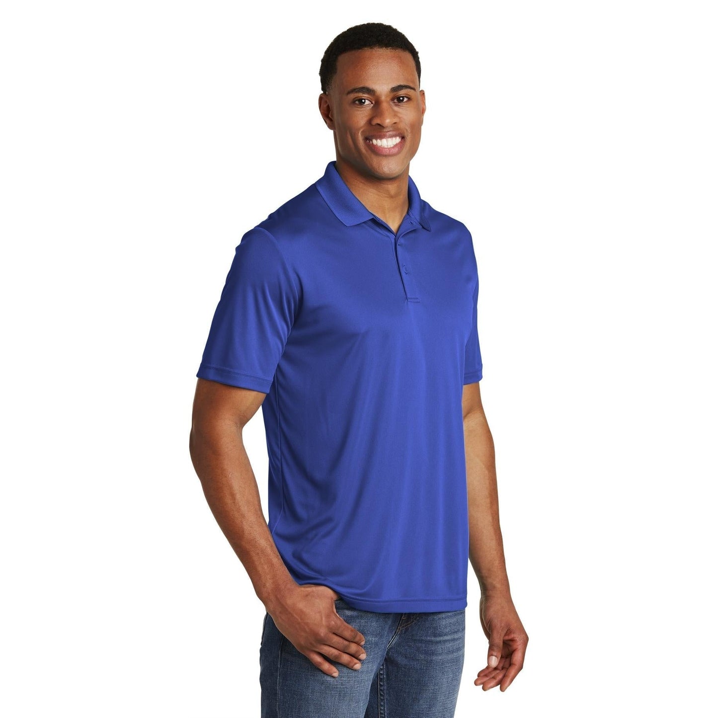 Atomic Blue Polo - Sport-Tek - Performance Fabric