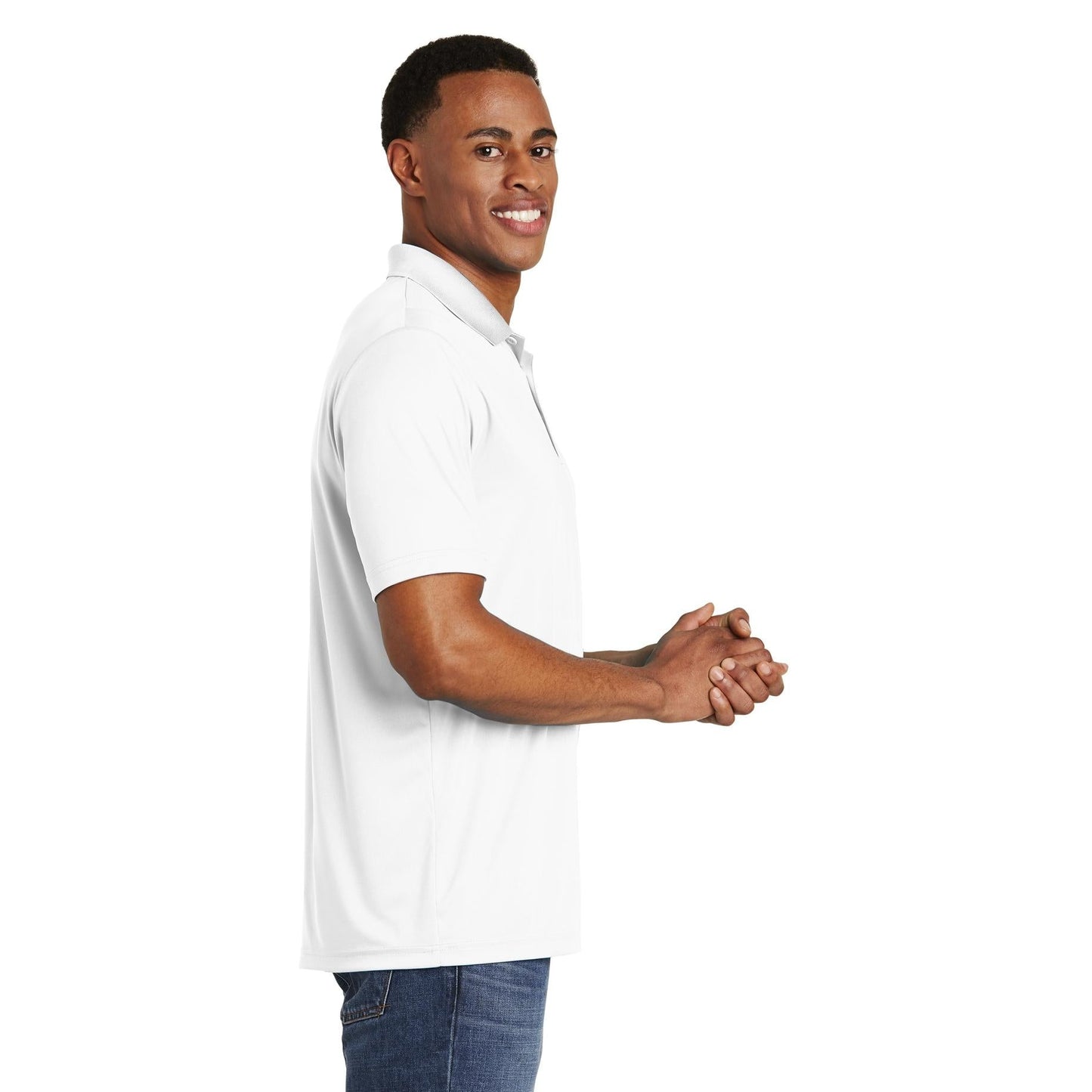 Atomic Blue Polo - Sport-Tek - Performance Fabric