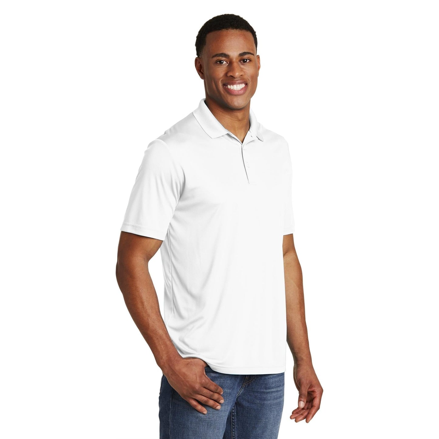 Atomic Blue Polo - Sport-Tek - Performance Fabric