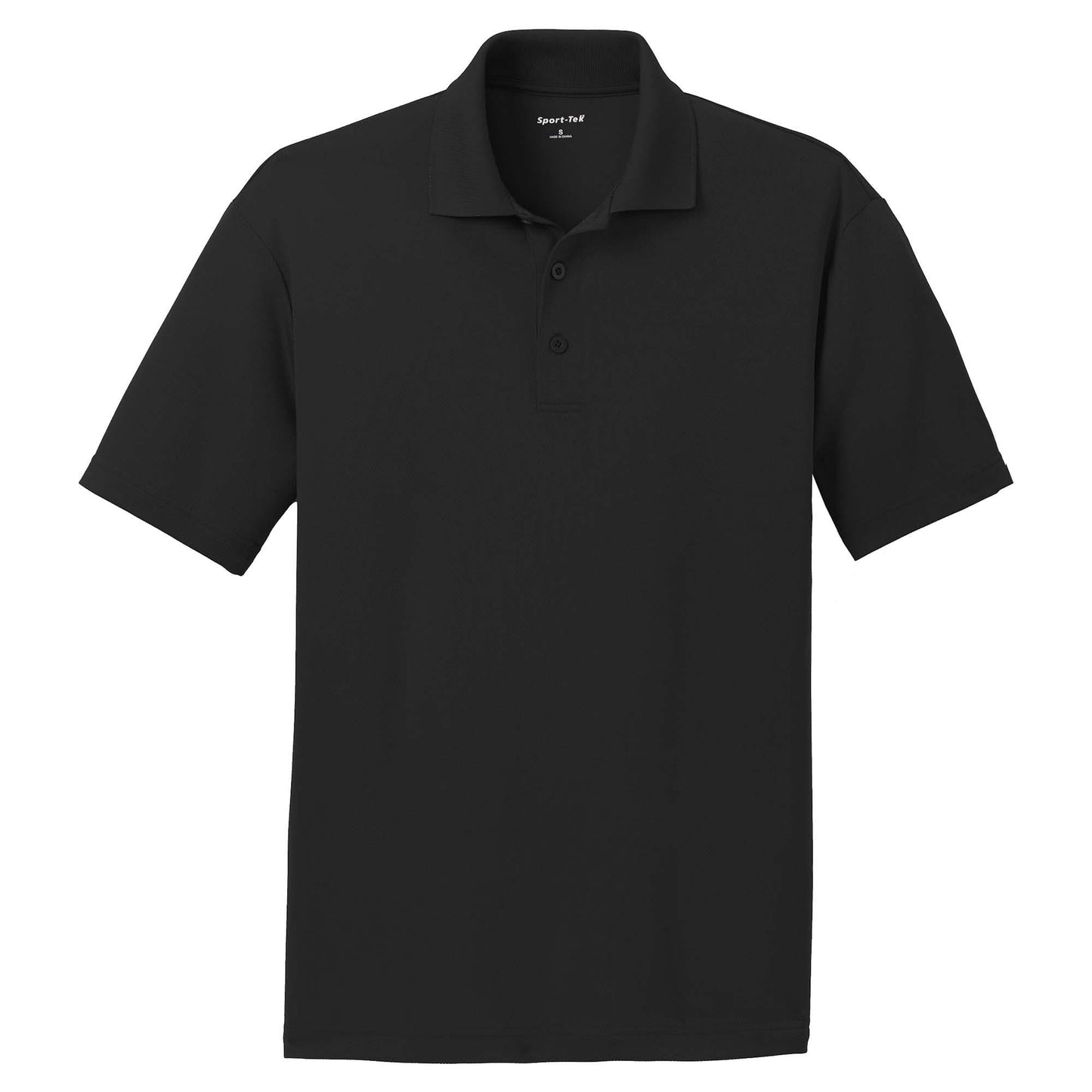 Black Polo Shirt - Sport-Tek - Mesh Fabric - Quality Fit