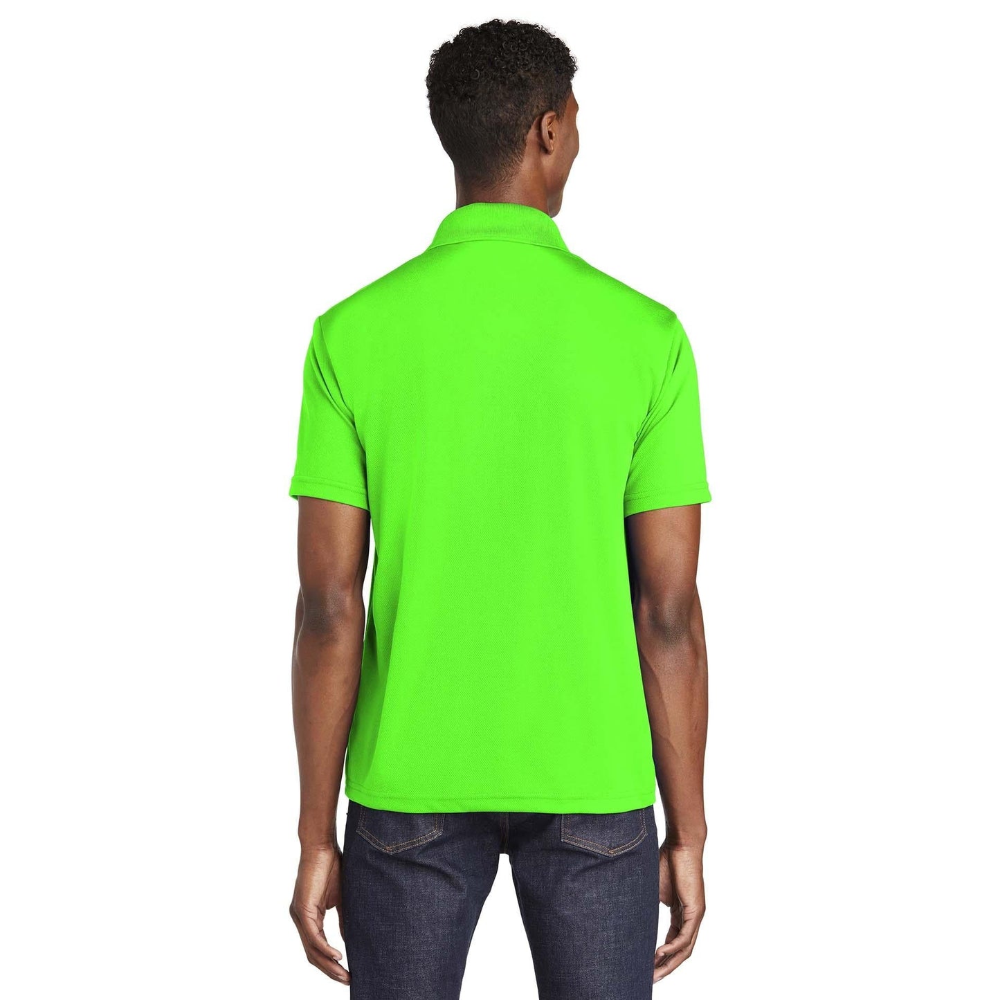 Black Polo Shirt - Sport-Tek - Mesh Fabric - Quality Fit