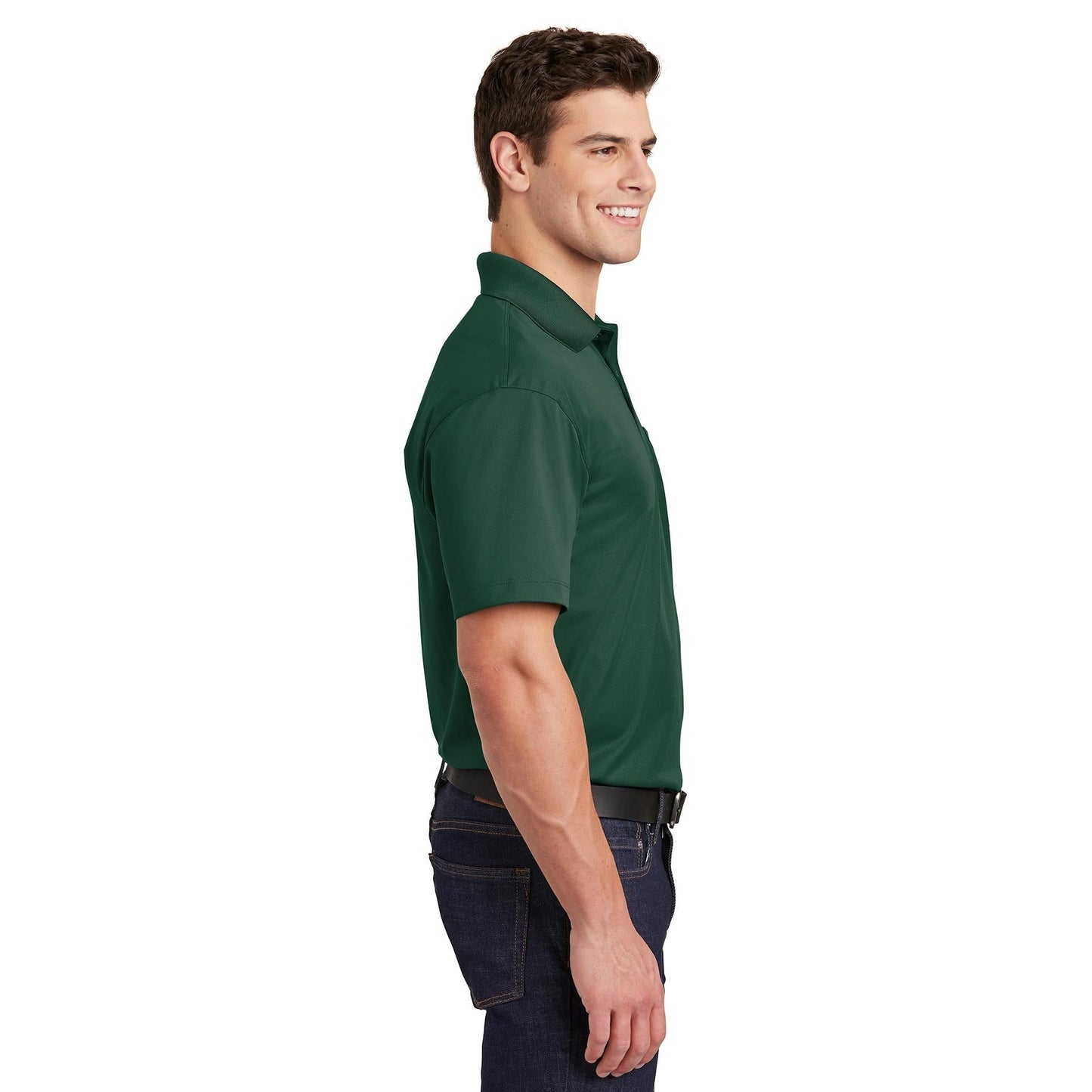 Black Polo Shirt - Sport-Tek - Stylish Snag Resistant Fabric