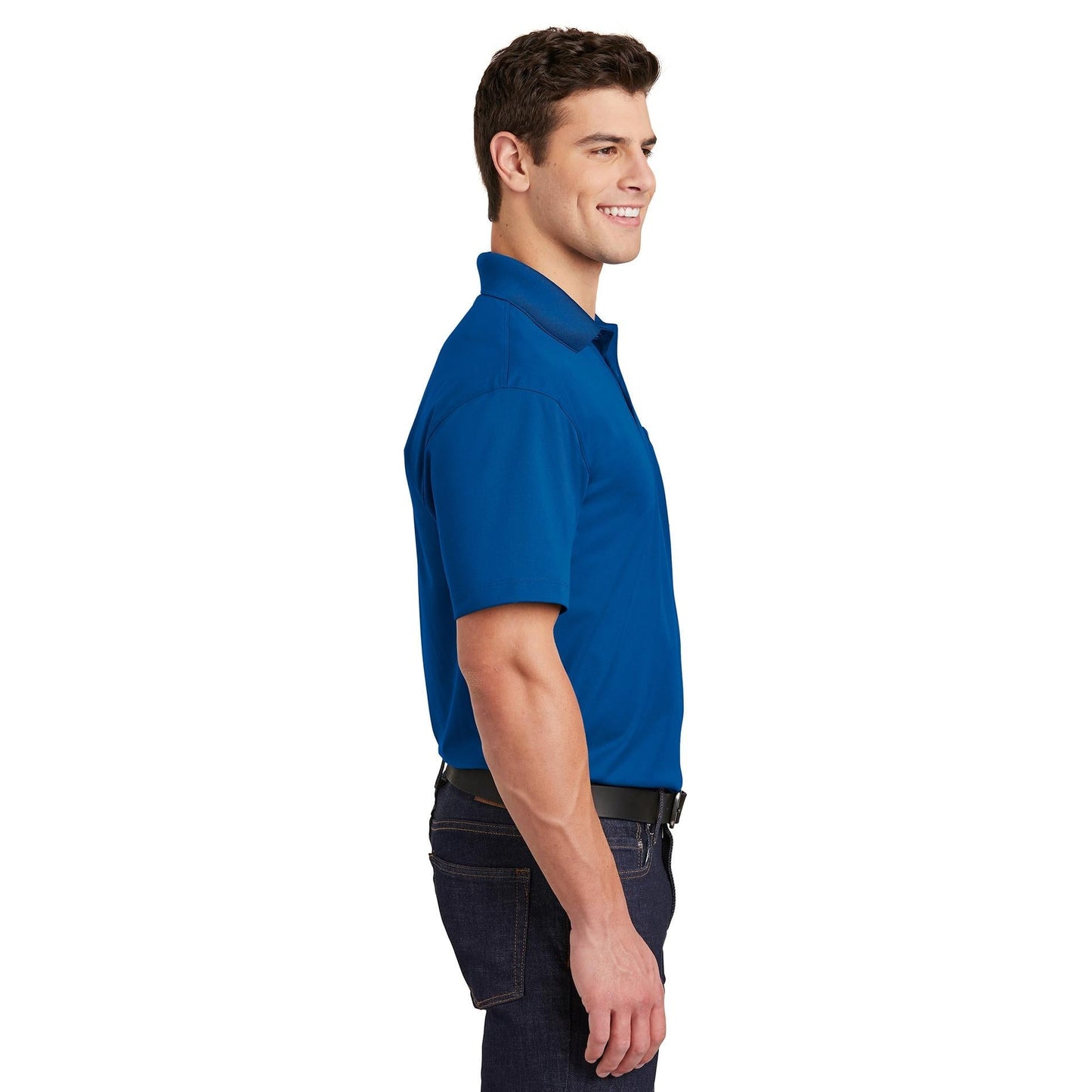 Black Polo Shirt - Sport-Tek - Stylish Snag Resistant Fabric