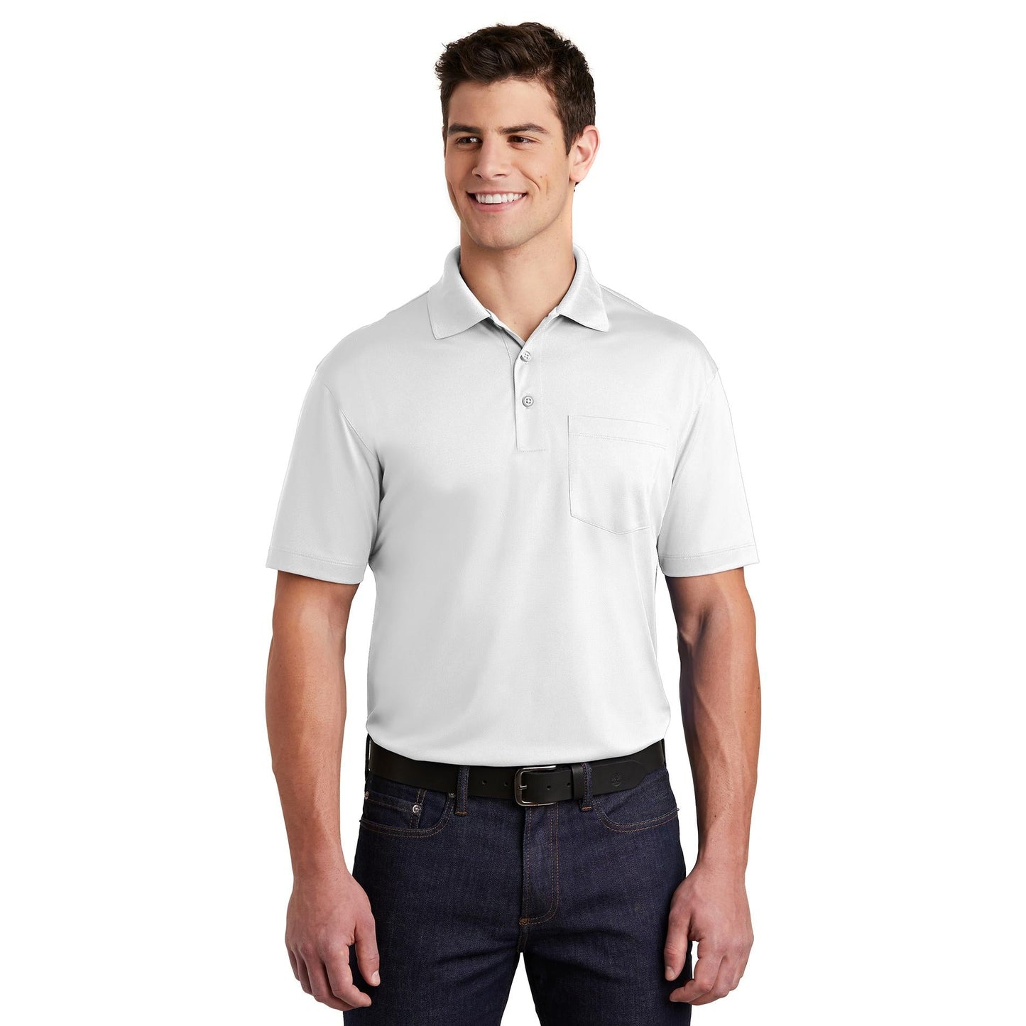 Black Polo Shirt - Sport-Tek - Stylish Snag Resistant Fabric