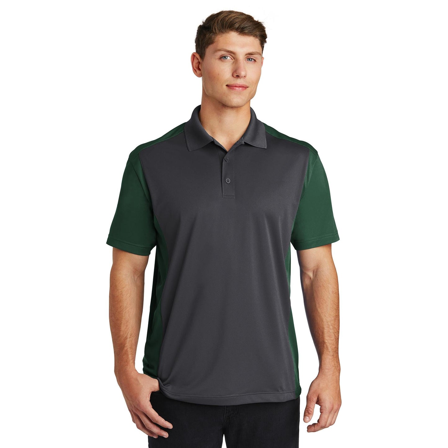 Iron Grey Polo Shirt - Sport-Tek - Modern Design