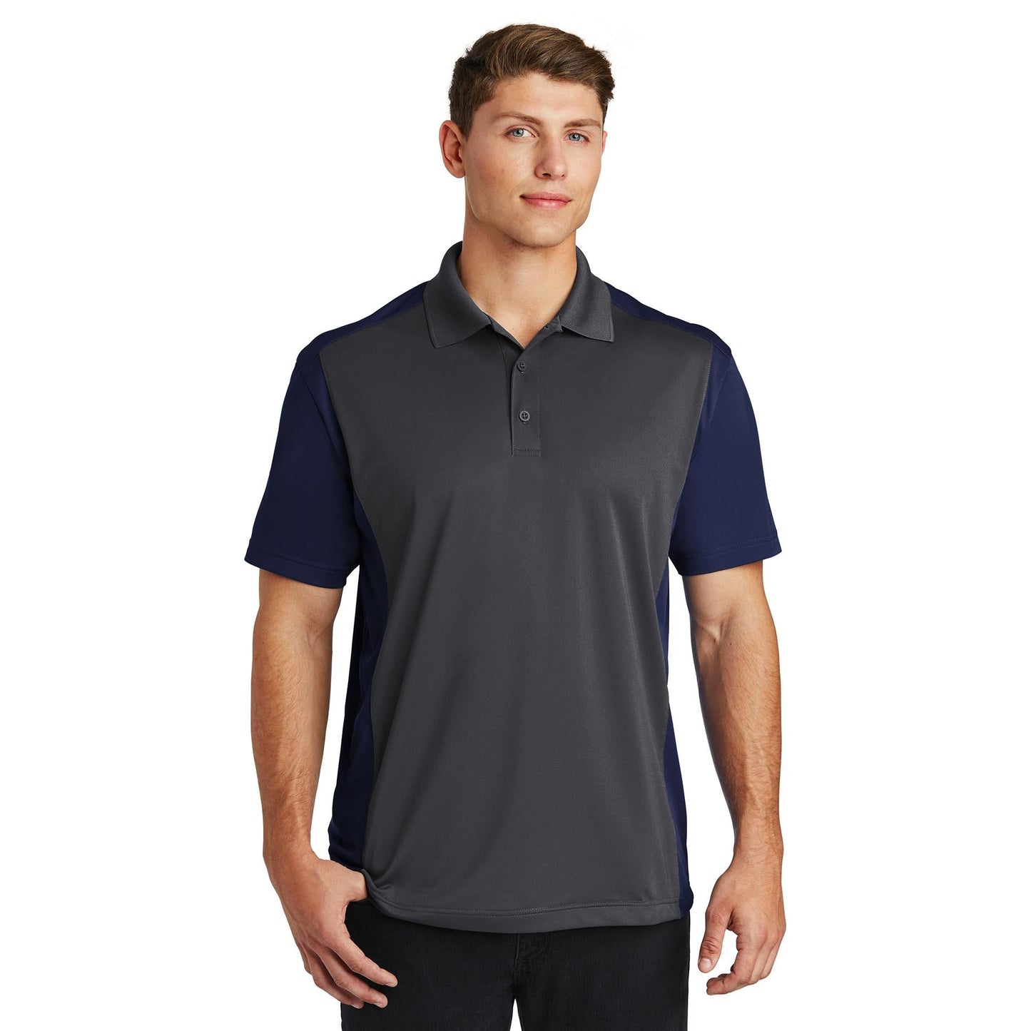 Iron Grey Polo Shirt - Sport-Tek - Modern Design