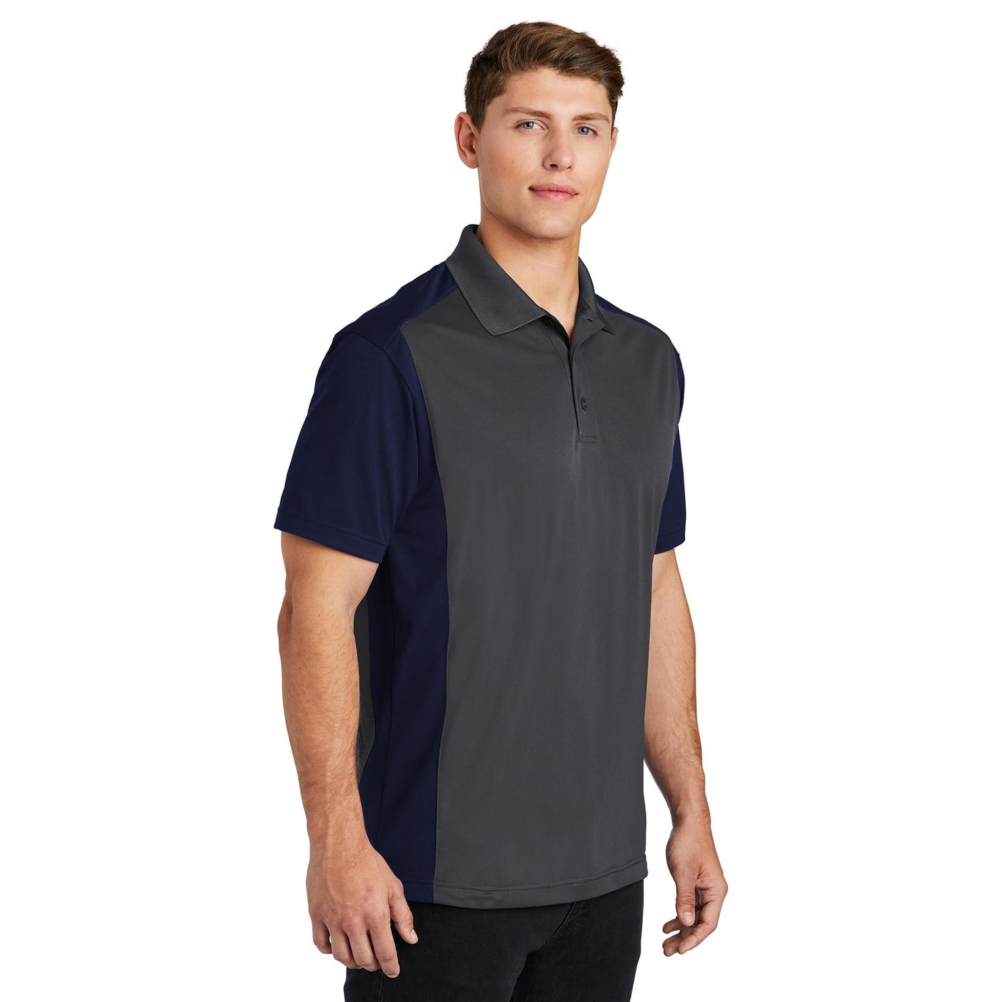 Iron Grey Polo Shirt - Sport-Tek - Modern Design