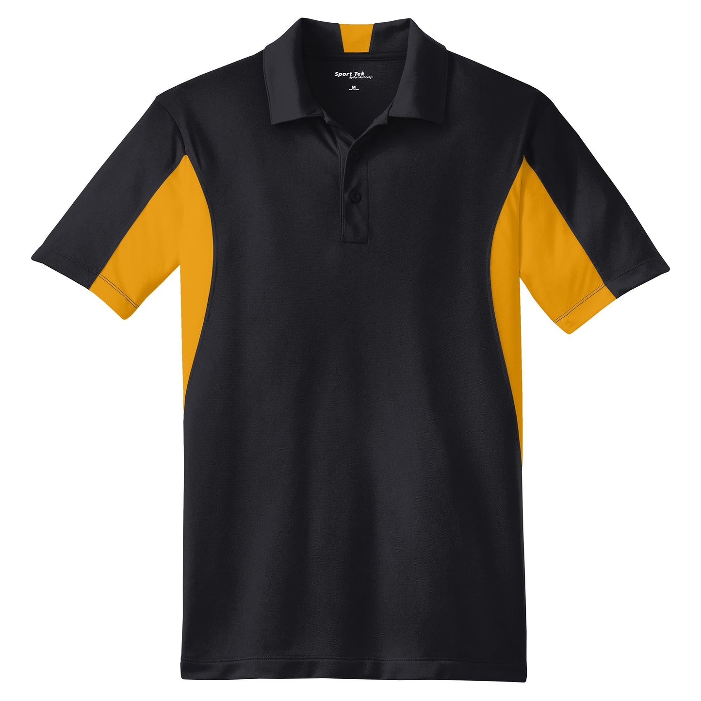 Black/Red Polo Shirts - Sport-Tek - Snag-Free Fabric