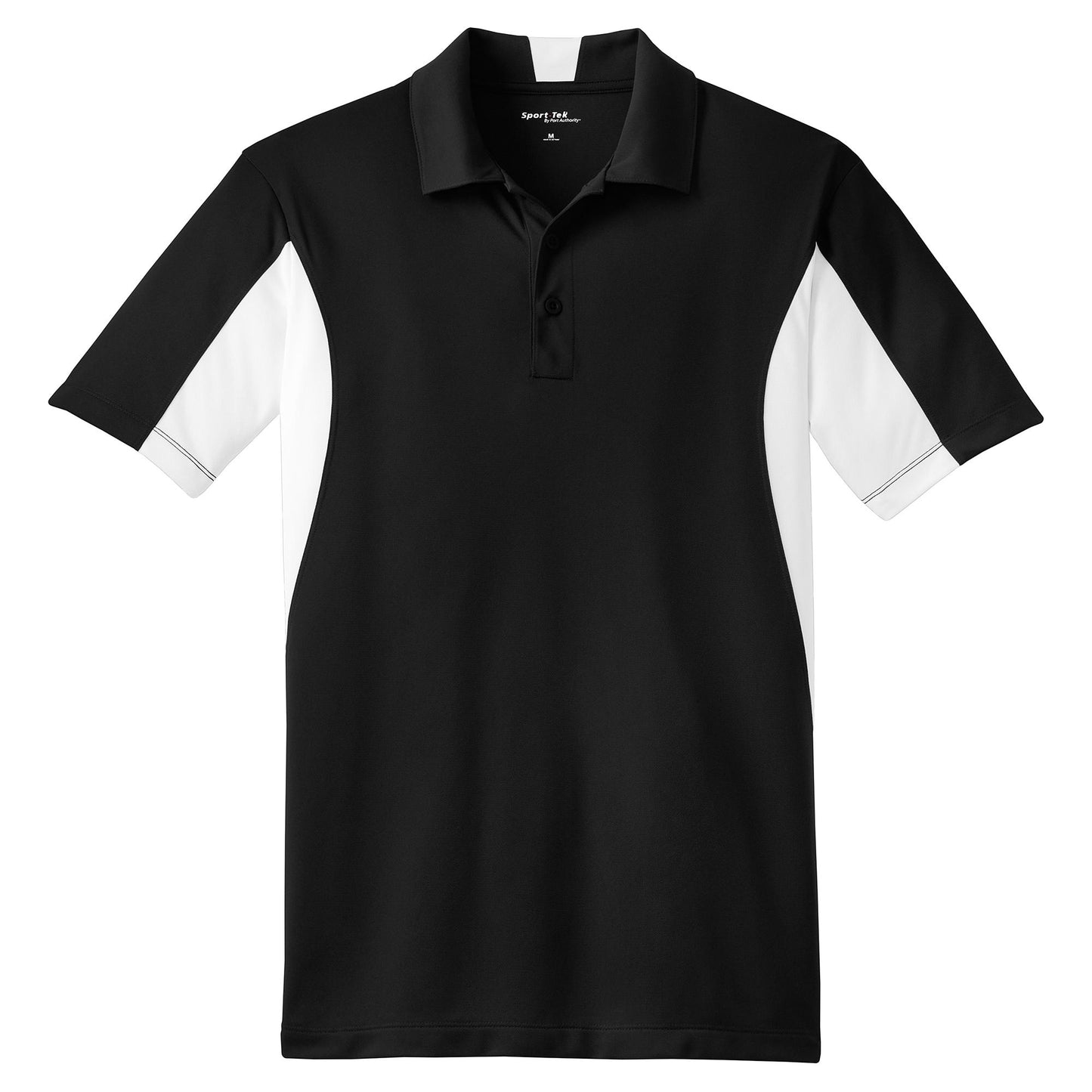 Black/Red Polo Shirts - Sport-Tek - Snag-Free Fabric