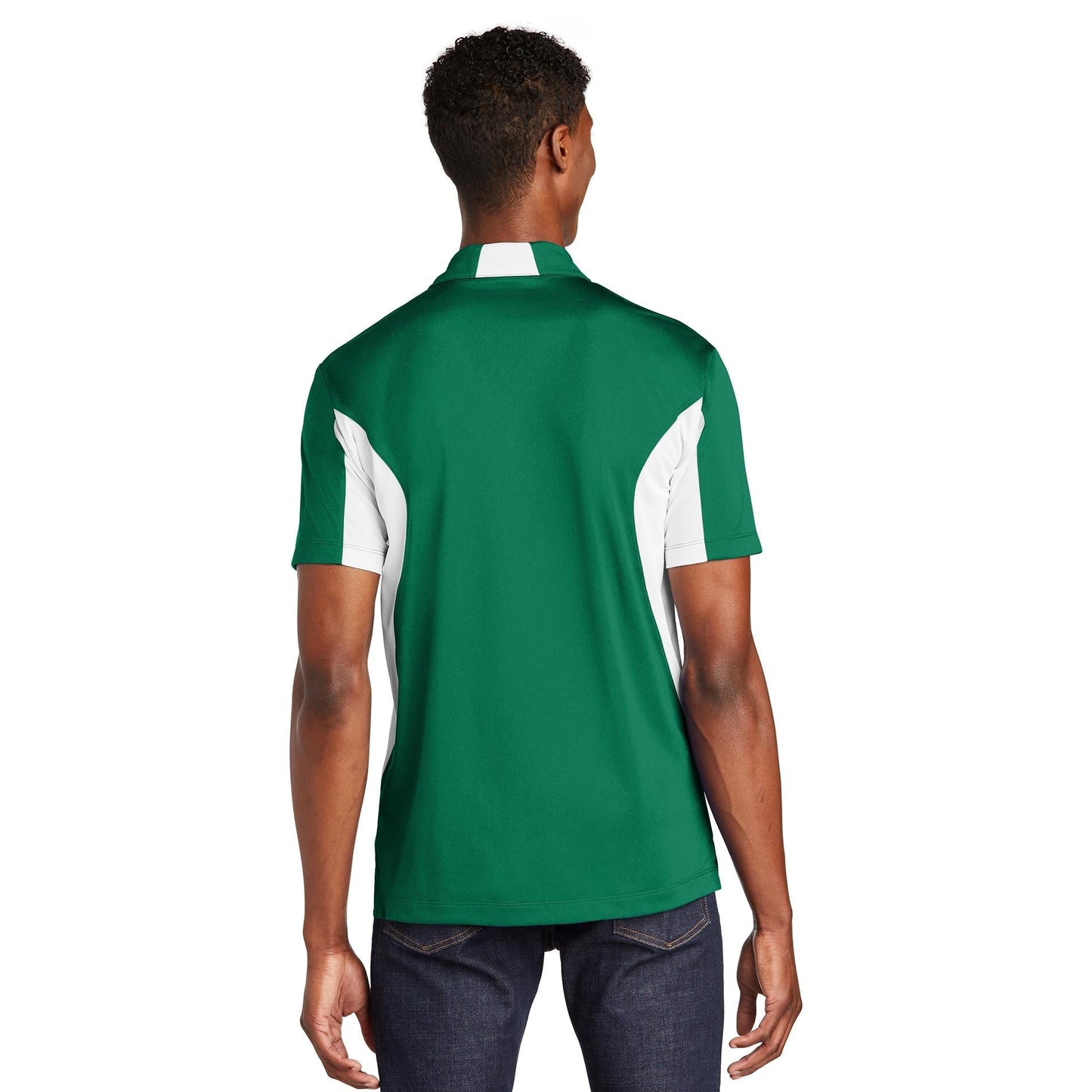 Black/Red Polo Shirts - Sport-Tek - Snag-Free Fabric