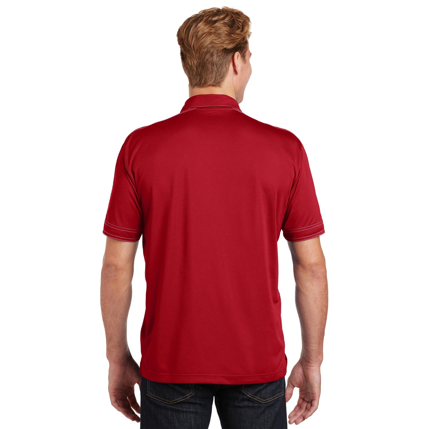 Black Polo Shirts - Sport-Tek - Snag-Resistant Micropique