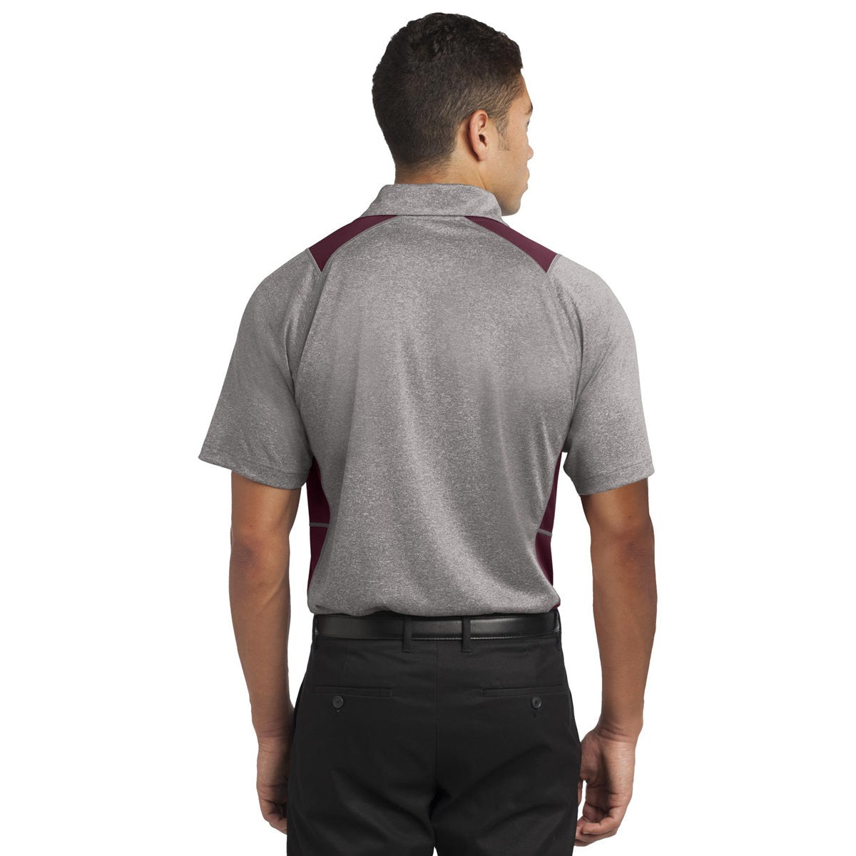 Graphite Heather Polo Shirt - Sport-Tek - Stylish Design