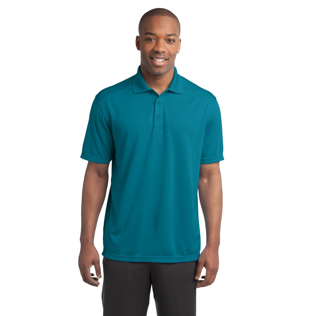 Black Polo Shirt - Sport-Tek - Moisture-Wicking Fabric