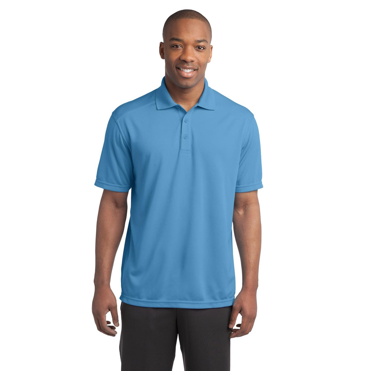 Black Polo Shirt - Sport-Tek - Moisture-Wicking Fabric