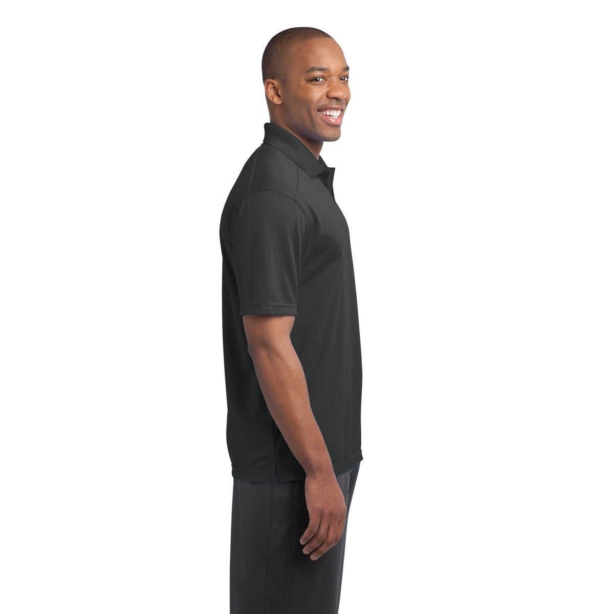Black Polo Shirt - Sport-Tek - Moisture-Wicking Fabric