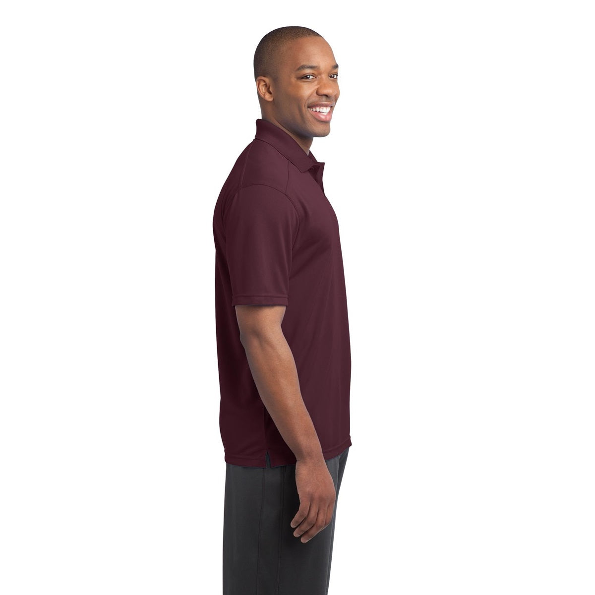 Black Polo Shirt - Sport-Tek - Moisture-Wicking Fabric
