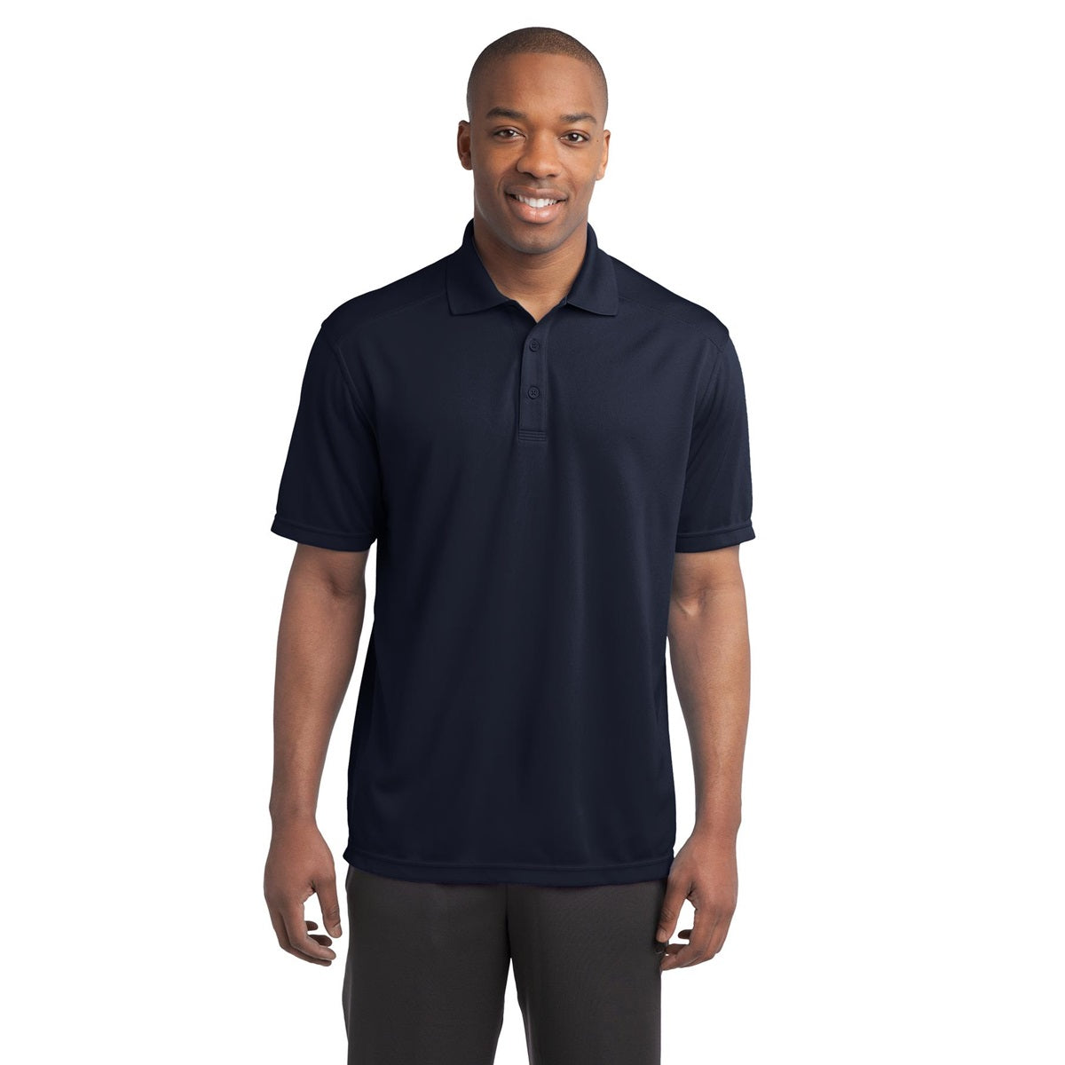 Black Polo Shirt - Sport-Tek - Moisture-Wicking Fabric