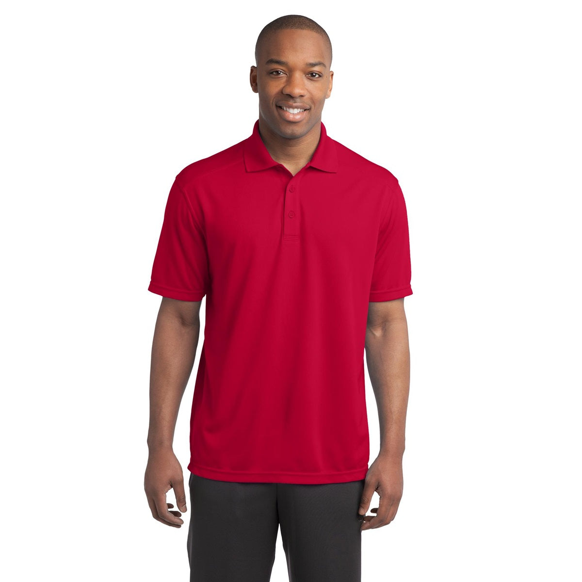 Black Polo Shirt - Sport-Tek - Moisture-Wicking Fabric