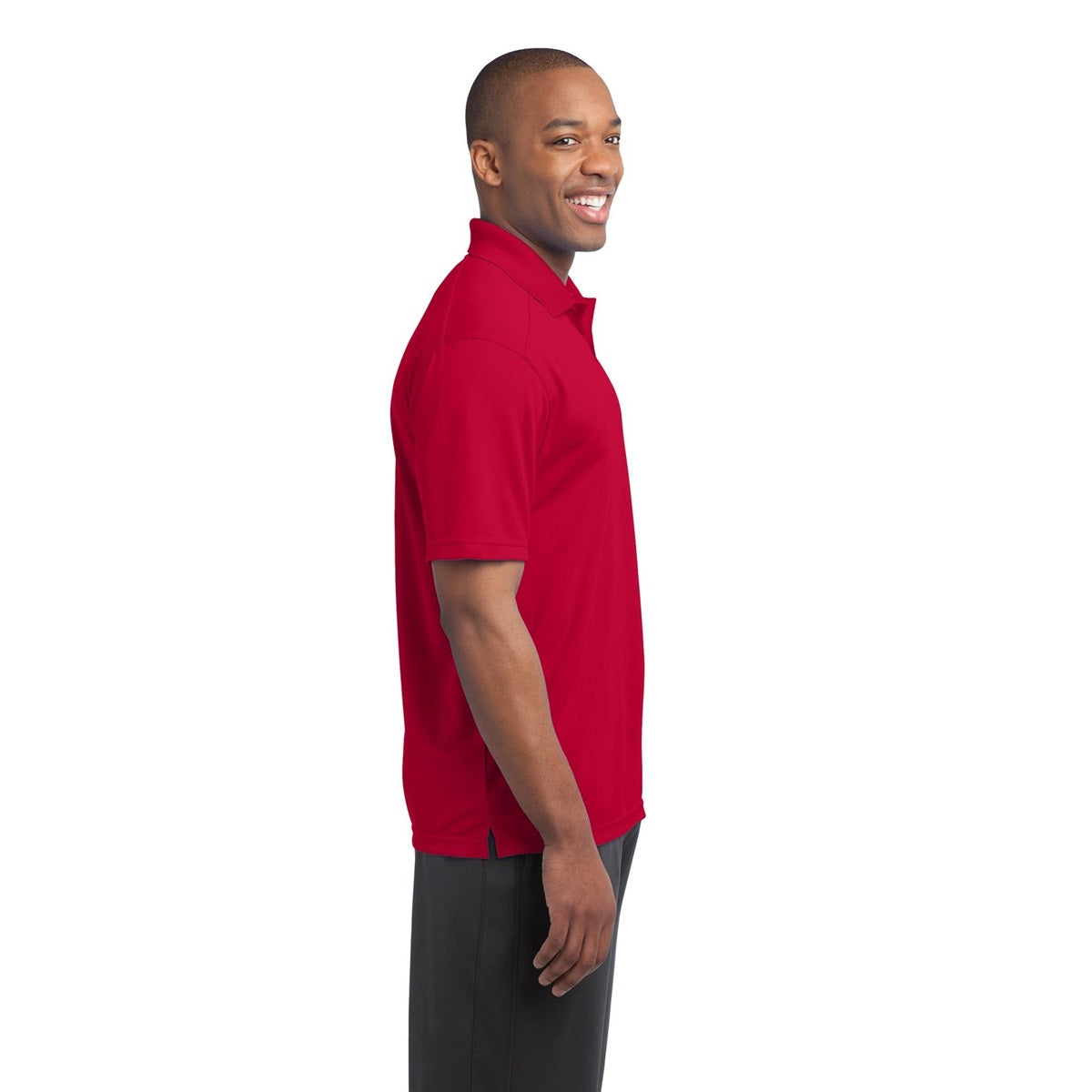 Black Polo Shirt - Sport-Tek - Moisture-Wicking Fabric