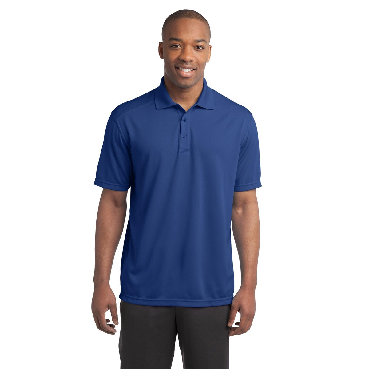 Black Polo Shirt - Sport-Tek - Moisture-Wicking Fabric