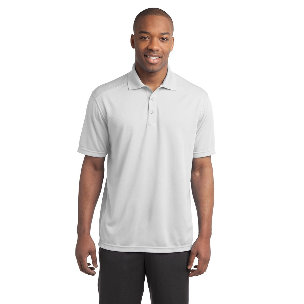 Black Polo Shirt - Sport-Tek - Moisture-Wicking Fabric