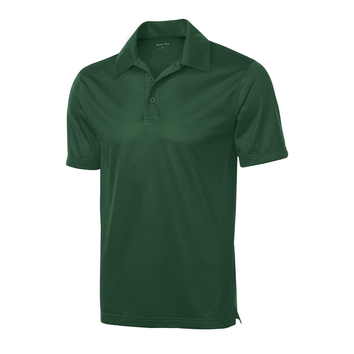 Black Polo Shirt - Sport-Tek - Textured Polyester - Stylish Fit