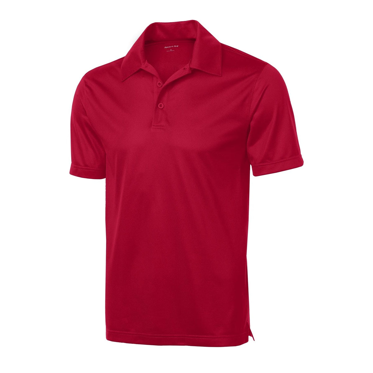 Black Polo Shirt - Sport-Tek - Textured Polyester - Stylish Fit